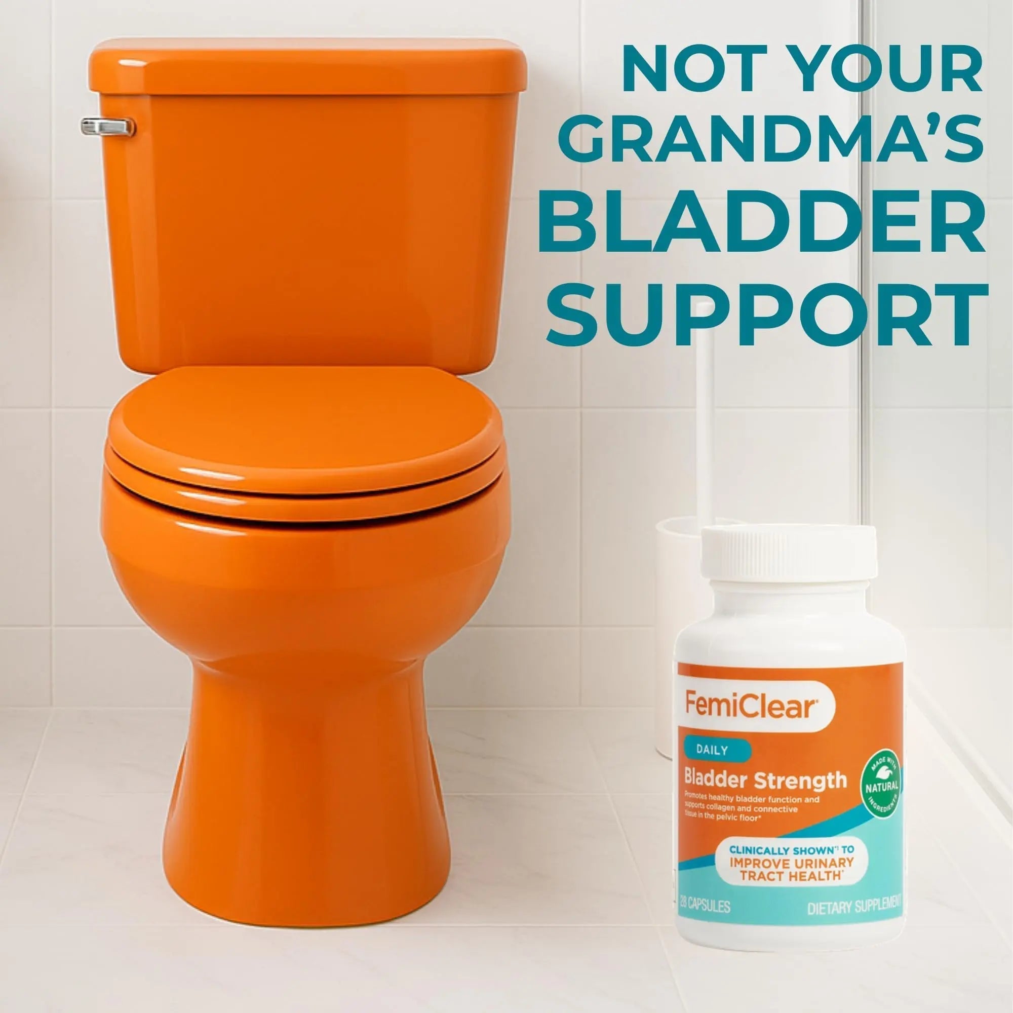FemiClear Bladder Strength Supplement | Bladder Control & Wellness | 60 Capsules, 30 Day Supply | Made with Natural Ingredients | for Women & Men FemiClear uk supplements