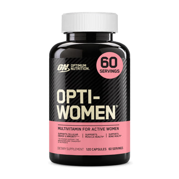 Optimum Nutrition Opti-Women, Vitamin C, Zinc and Vitamin D for Immune Support Womens Daily Multivitamin Supplement with Iron, Capsules, 120 Count Optimum Nutrition uk supplements