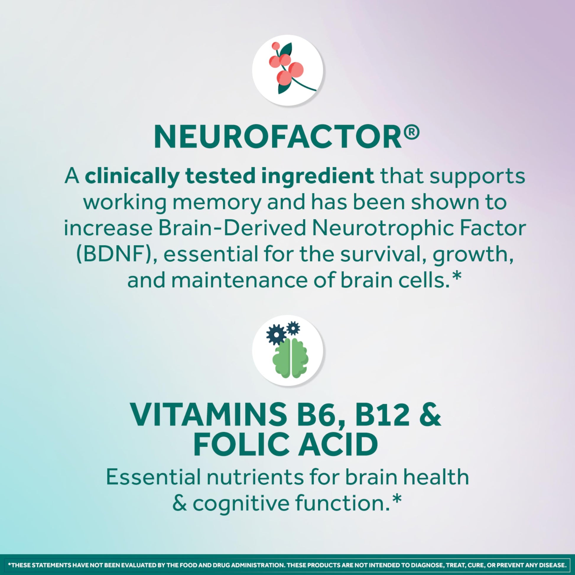 NEURIVA Memory 3D Brain Supplement - Decaffeinated Nootropic Capsules for Memory, Focus, & Cognitive Function - Short Term, Long Term, & Working Memory Support - 50ct NEURIVA uk supplements