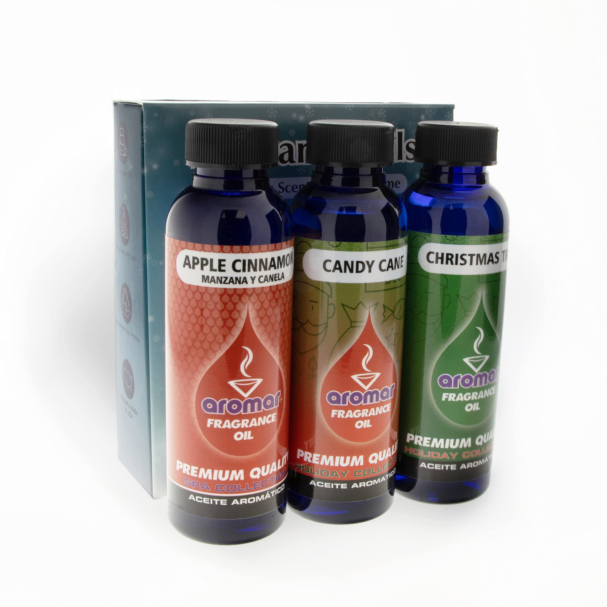 AROMAR Premium Fragrance Oil, 2oz Bottle 3 Pack Long Lasting Aromatic Scent, Fresh and Revitalizing Aromar uk supplements