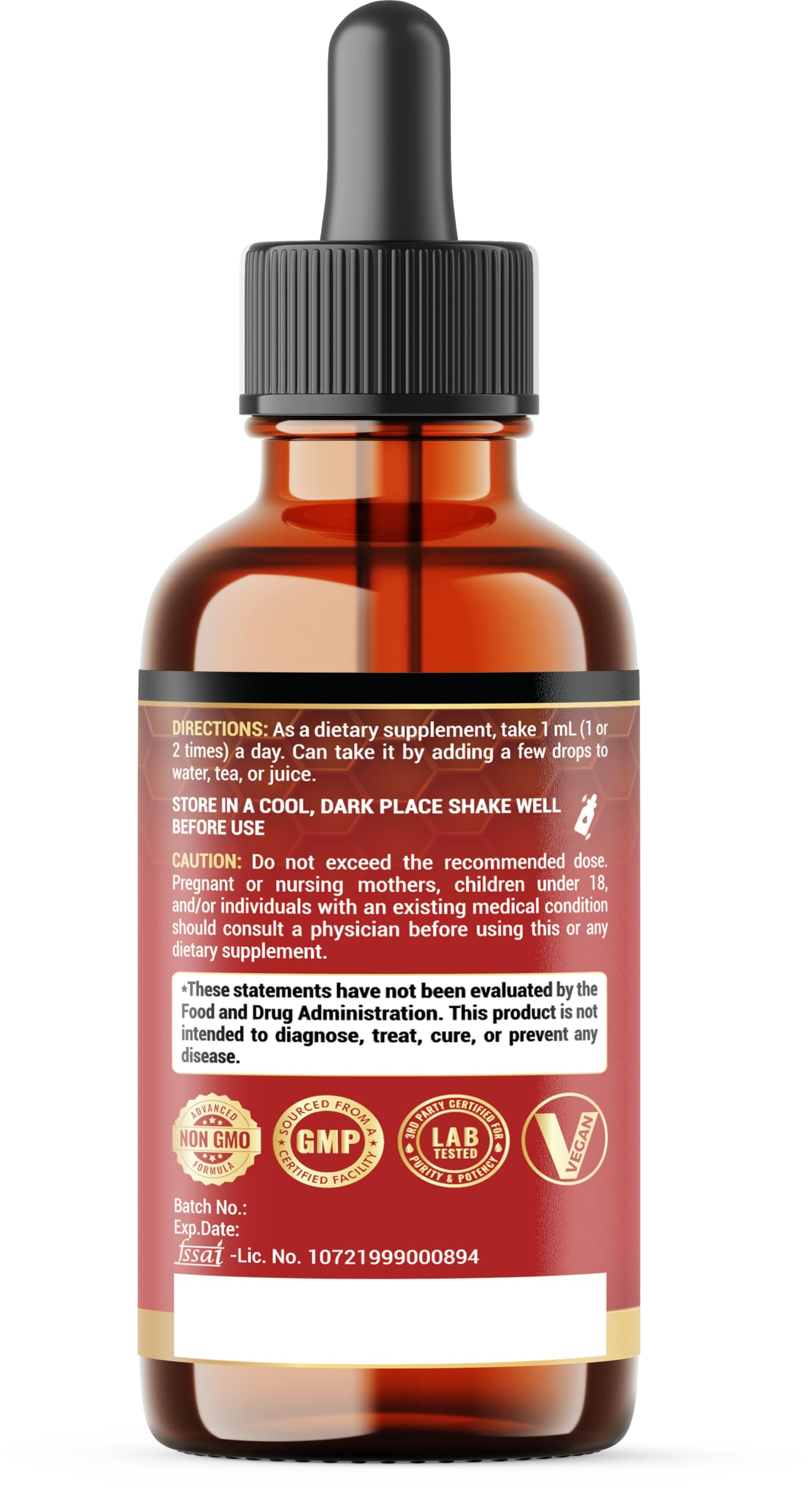 Penhoment 6in1 Sea Moss Drops with Black Seed Oil Irish Seamoss, Ashwagandha, Burdock Root & Bladderwrack - 1FL Oz - 30 Day Supply Penhoment uk supplements