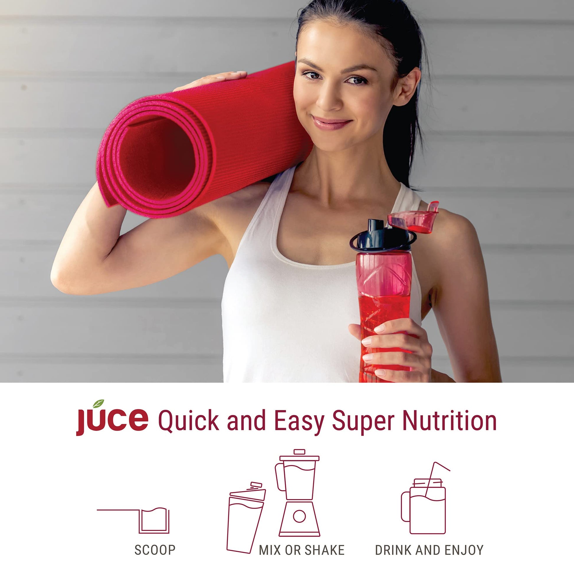 Terra Kai Organics JUCE Reds Organic Superfood Powder - Garden Berry Flavor | Fruit & Veggie Powder for Everyone w/64 Immune Boosting Superfood Plus Probiotics for Gut Health | 20 Servings (230g) Terra Kai Organics uk supplements