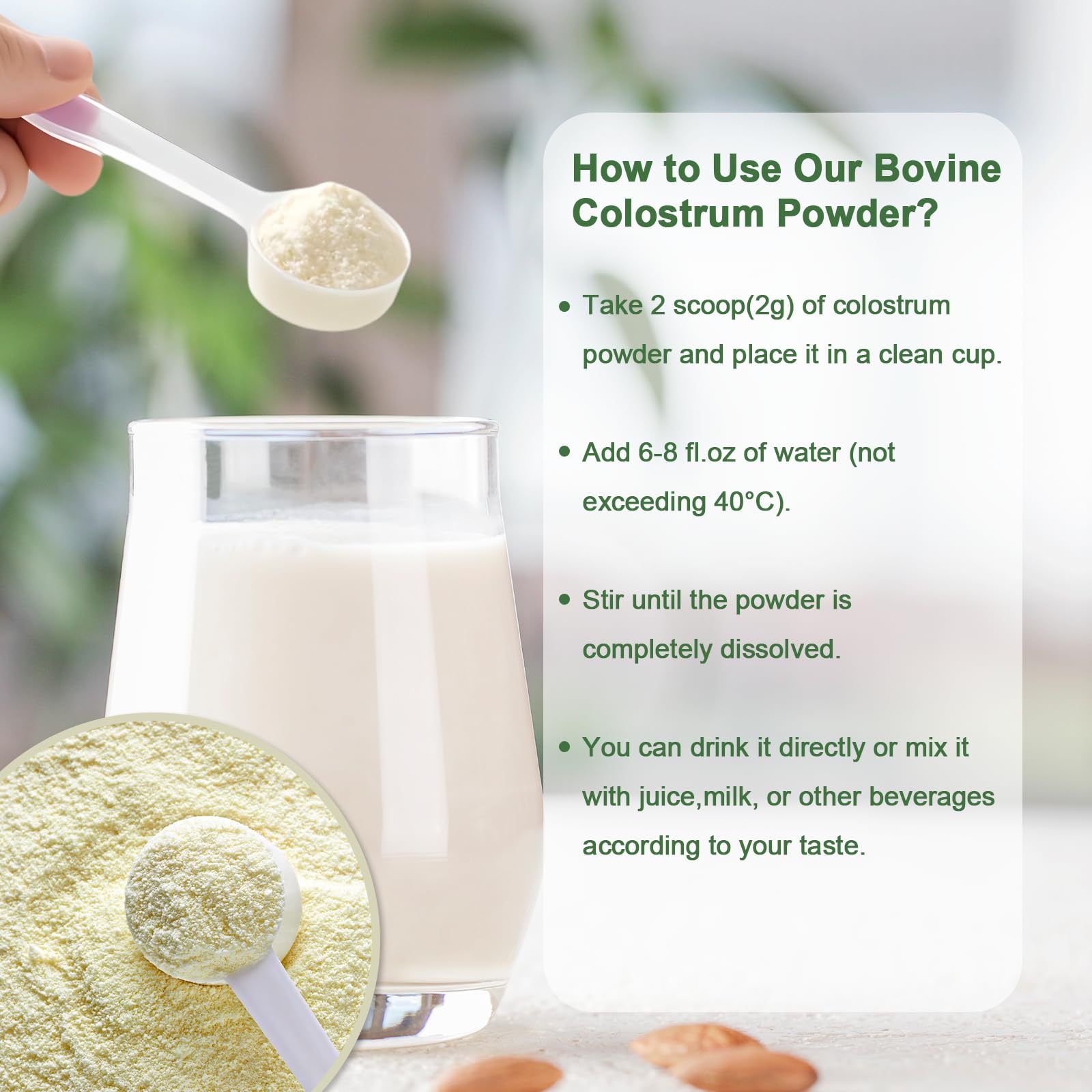 MICYDELAS Bovine Colostrum Supplement Powder 50% IgG Premium Bovine Colostrum for Gut Health Support, Immune Support, Muscle Recovery & Overall Wellness, Grass Fed, Non-GMO, Unflavored, 60 Servings MICYDELAS uk supplements