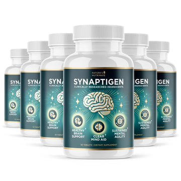 Nature’s NutriWave Synaptigen – Natural Supplement with Inulin Powder, Probiotics 3.5 Billion CFU, for Daily Wellness – Made in USA, Non-GMO, 30 Tablets - 6 Month Supply Nature’s NutriWave uk supplements