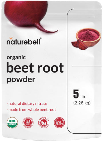 Organic Beet Root Powder 5Lbs | 4,000mg Per Serving – Concentrated Whole Beet Root NatureBell uk supplements