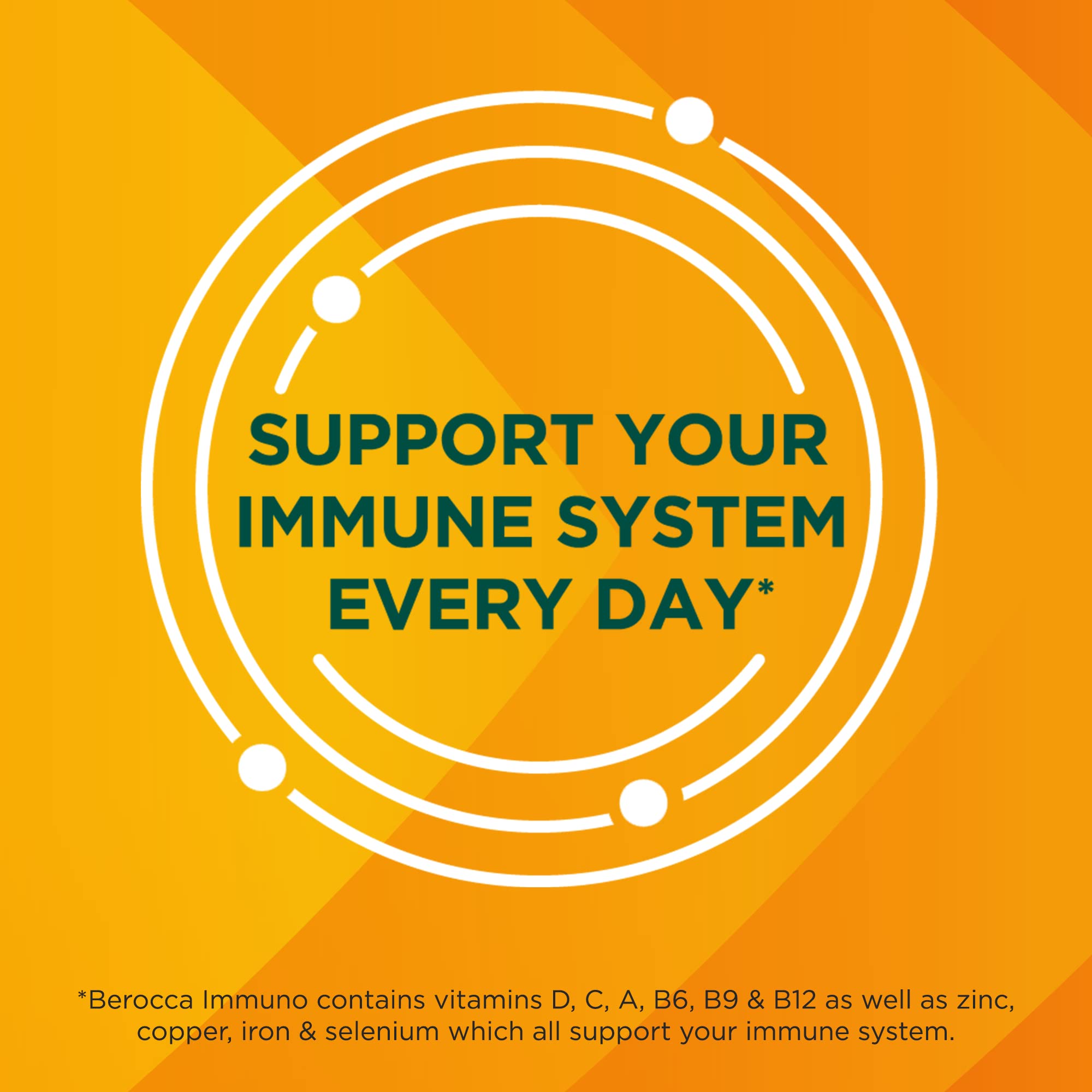 Berocca Immuno Effervescent Tablets, 11 Vitamins and Minerals, Including Vitamins D, C Berocca uk supplements