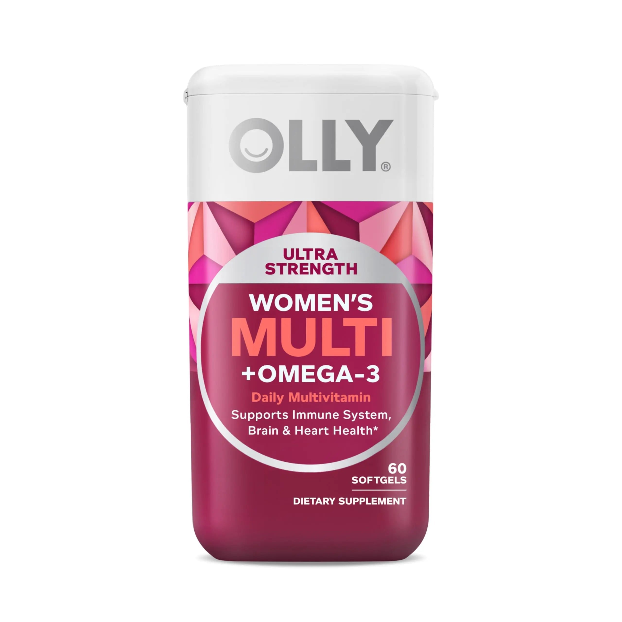 OLLY Ultra Women's Multi Softgels, Overall Health and Immune Support, Omega-3s, Iron, Vitamins A, D, C, E, B12, Daily Multivitamin OLLY uk supplements