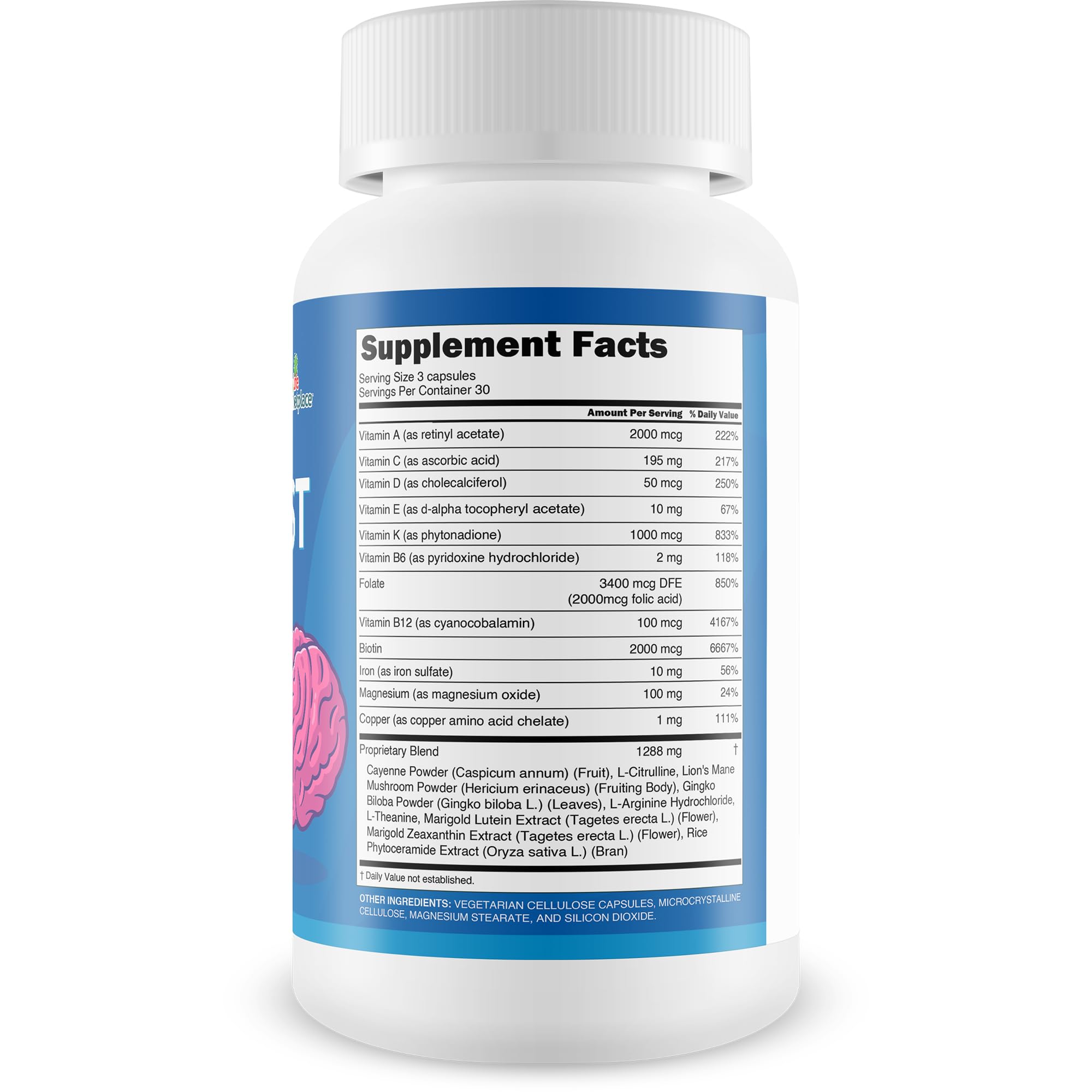 Top Best Brain - Cognitive Support Supplement for Memory, Focus, & Mental Clarity - Promote Improved Concentration, Cognition, & Motivation - Brain Pills for Cognitive Health - Nootropic Formula Generic uk supplements