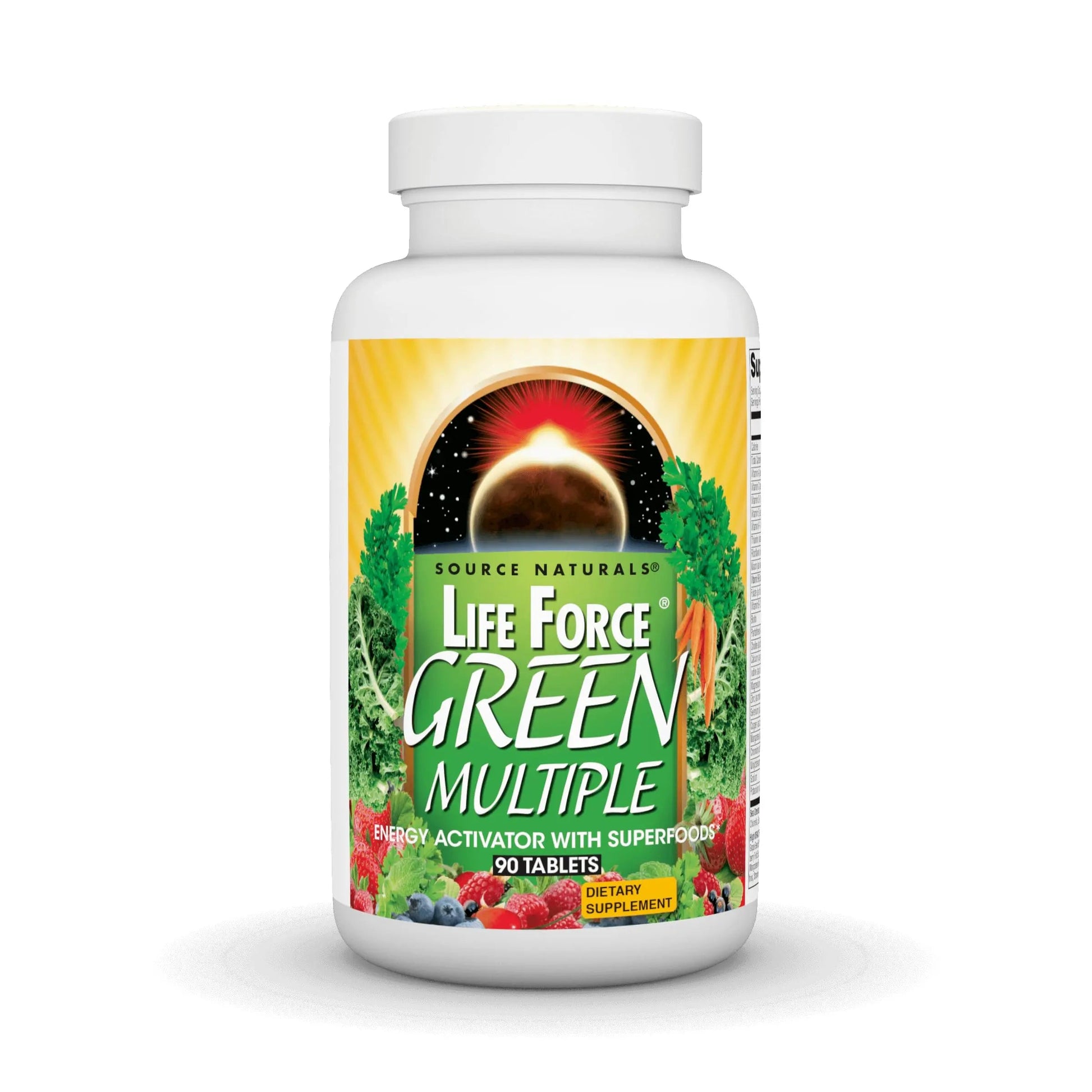Source Naturals Life Force Green Multiple, Energy Activator with Superfoods* - 90 Tablets Source Naturals uk supplements