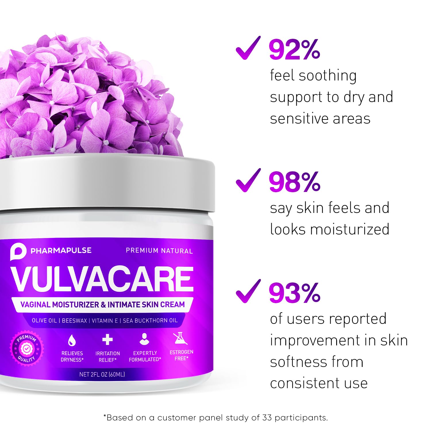 Pharmapulse Vaginal Moisturizer, Vulva Balm Cream, Intimate Skin Care, Menopause Support Pharmapulse uk supplements