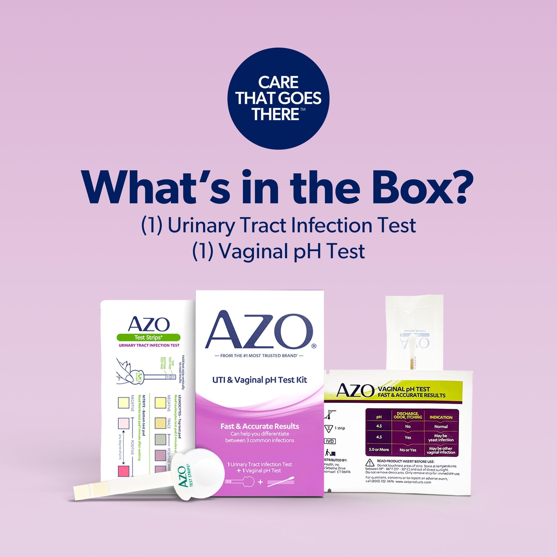 AZO Dual Protection Urinary & Vaginal Probiotic + UTI & Vaginal pH Test Kit (30 Count) AZO uk supplements