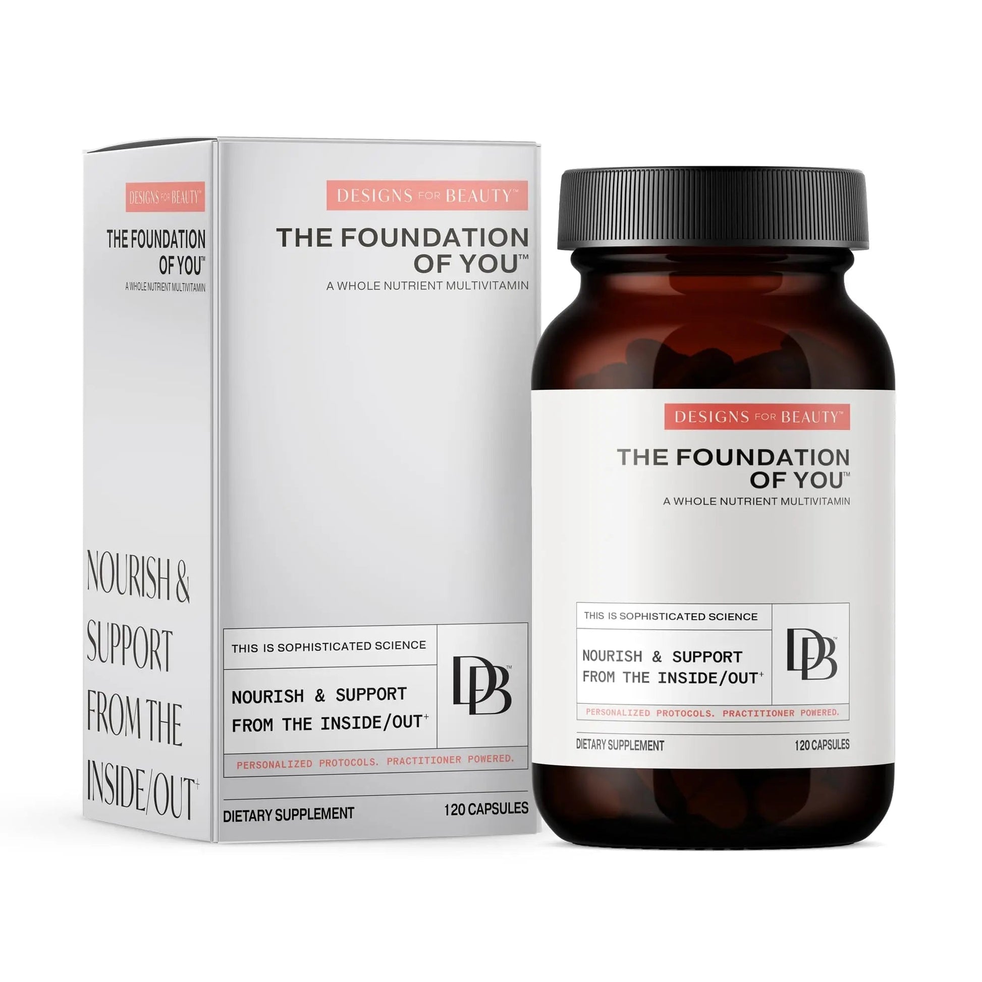 Designs for Beauty The Foundation of You - Women’s Multivitamin Supplement, 120 Count - with Vitamin D, Vitamin C, Folate, Tocotrienols, Lutein, Broccoli Seed, and Zinc Designs for Beauty uk supplements