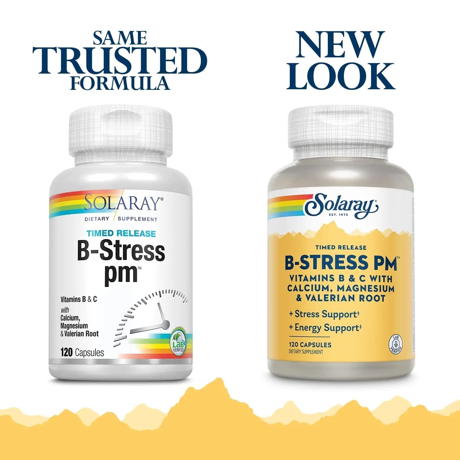 SOLARAY B-Stress P.M. | 120 caps SOLARAY uk supplements