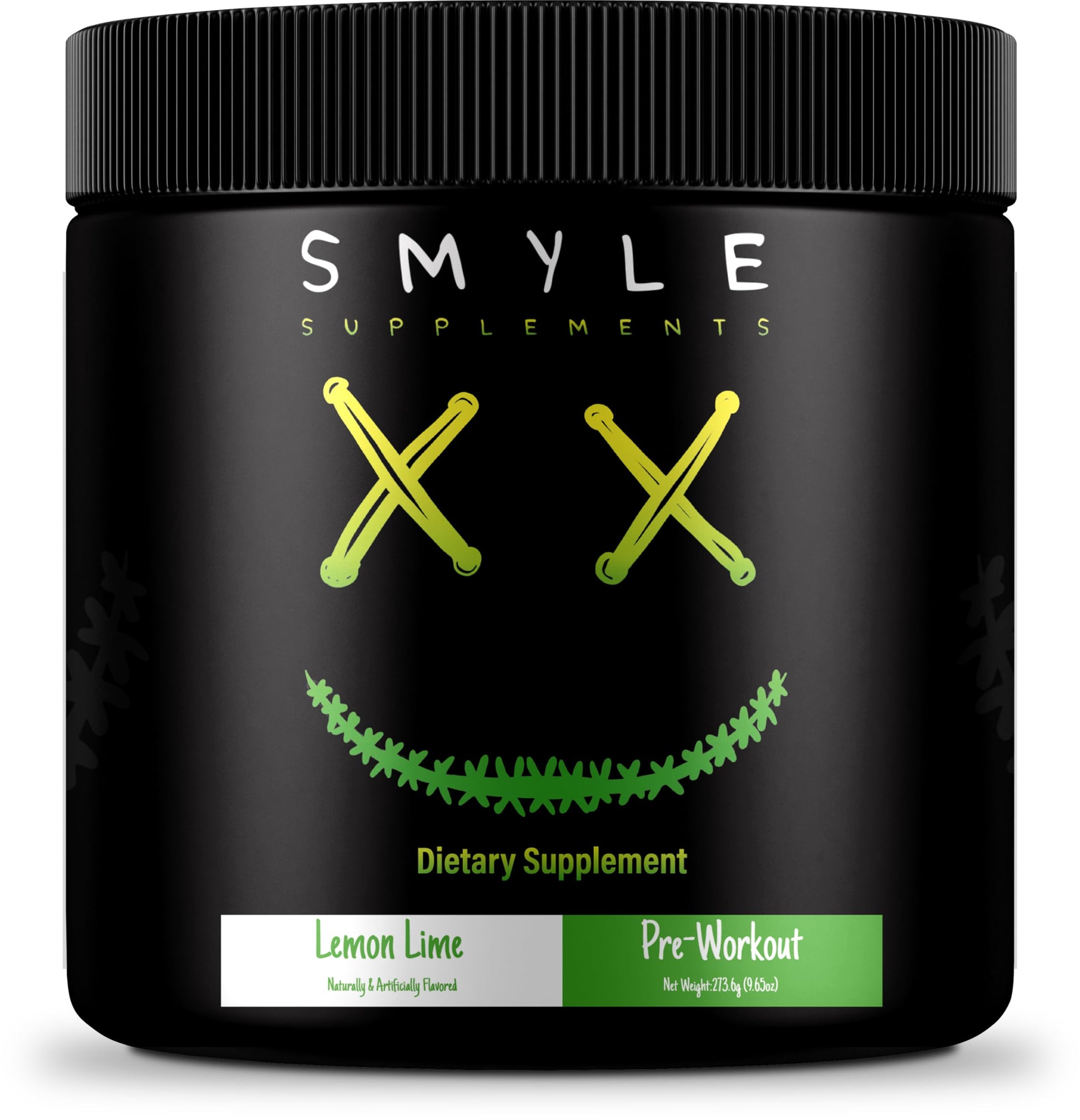 Smyle USA Pre-Workout Powder Lemon Lime - Pre Workout Energy with 400mg Alpha Smyle Supplements uk supplements