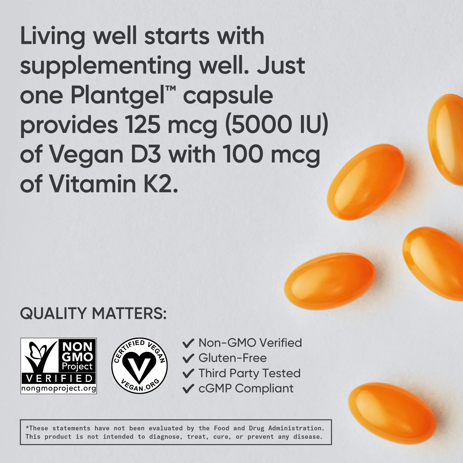 Sports Research Vegan Vitamin D3 + K2 Supplement with Organic Coconut Oil - 5000iu Sports Research uk supplements