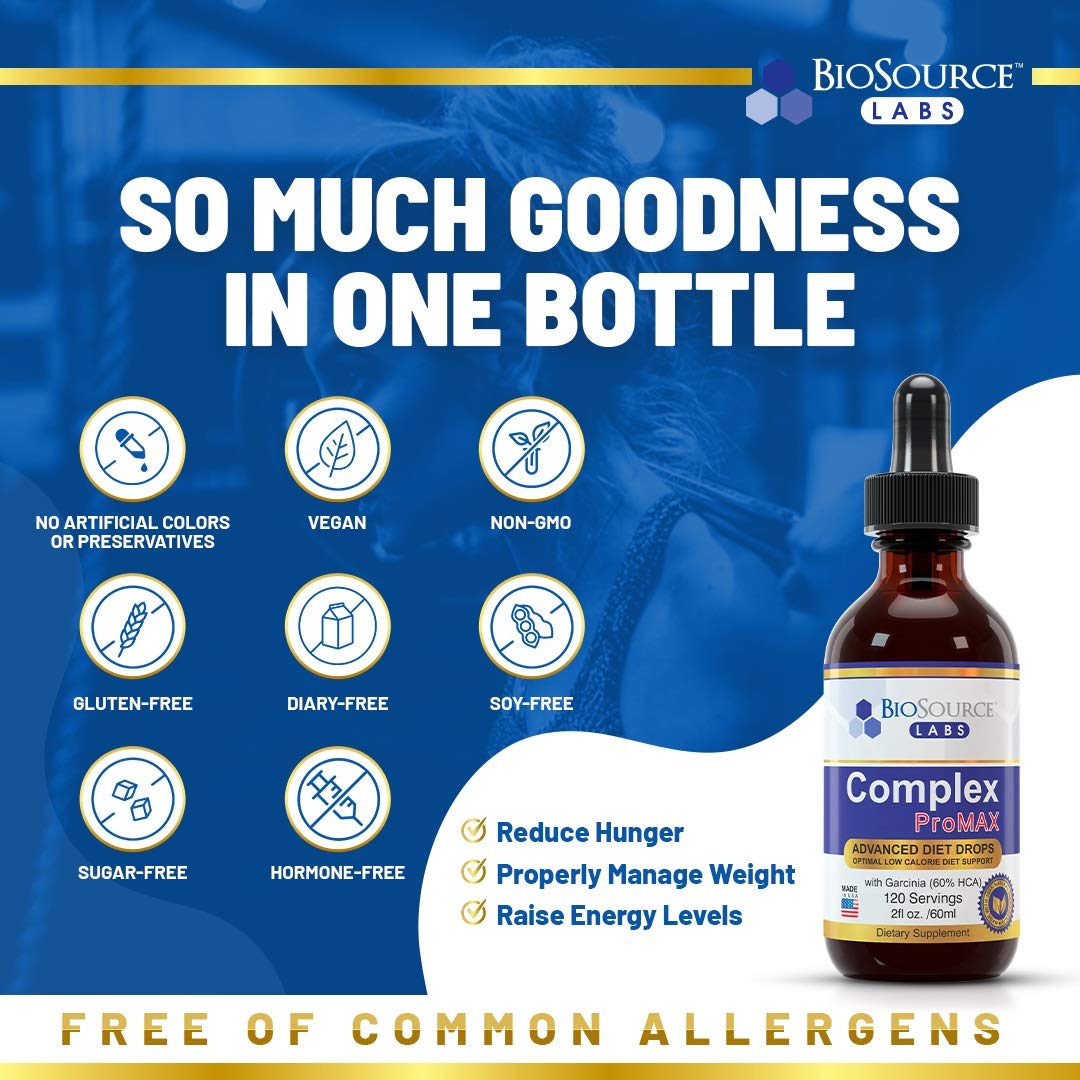 BioSource Labs Complex ProMAX Premium Diet Drops (1 x 2 oz Bottle) BioSource Labs uk supplements