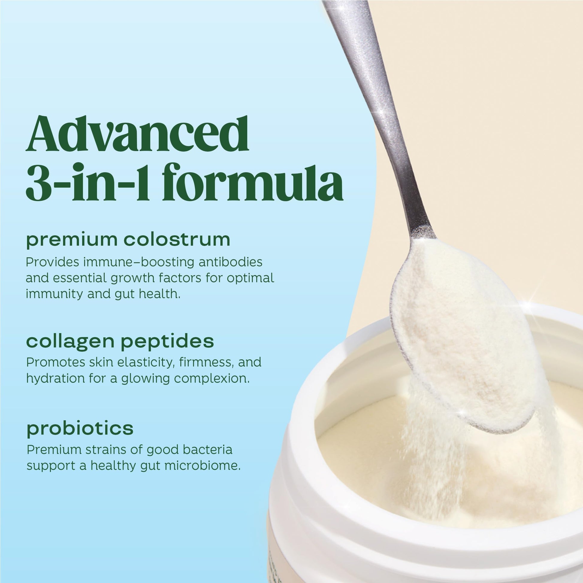 Bloom Nutrition Bovine Colostrum Powder with Vitamin B-12 for Gut Health, Immune Support, Hair Growth & Beauty Supplement | Unflavored, 25 Servings Bloom Nutrition uk supplements
