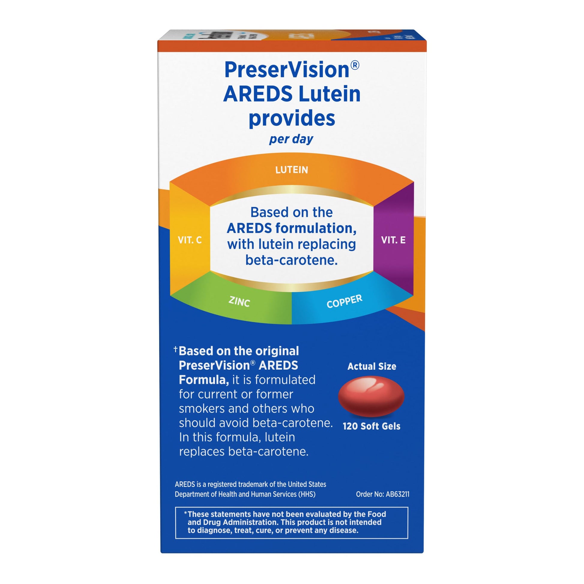 PreserVision AREDS Eye Vitamins, #1 Eye Doctor Recommended Brand, Multivitamin with Lutein, Vitamins C & E, Zinc, and Copper Supplements, 120 Softgels PreserVision uk supplements