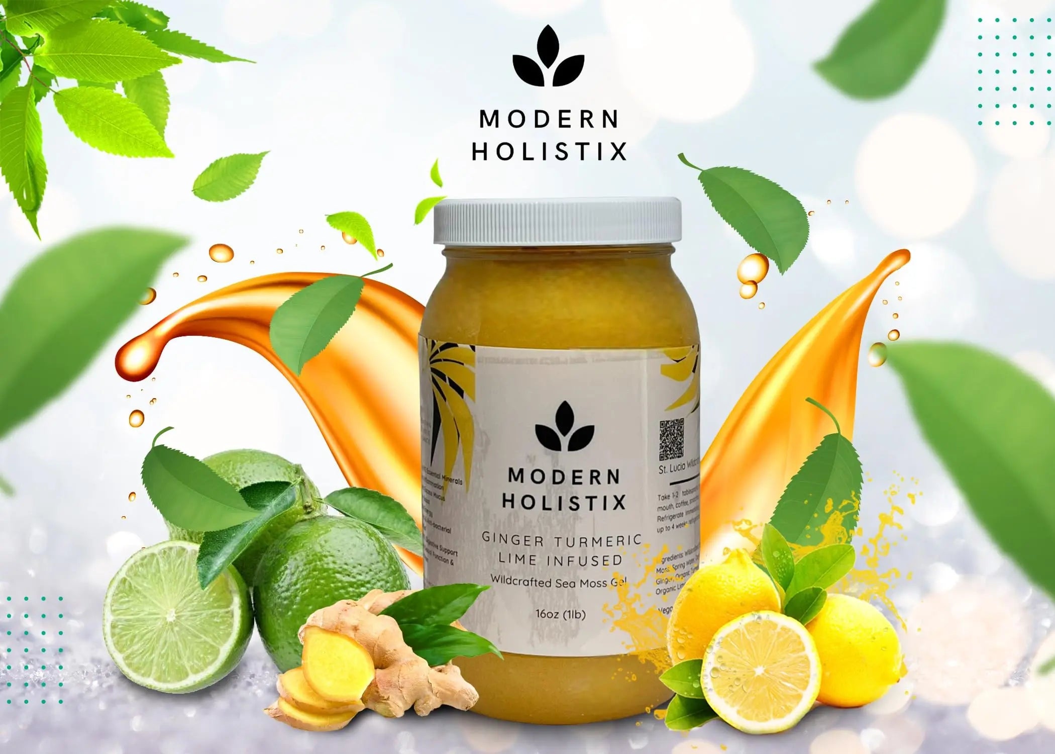 Modern Holistix Original Sea Moss Gel – 32oz Jar | Wildcrafted | All-Natural Superfood for Immunity, Energy & Gut Health Modern Holistix uk supplements
