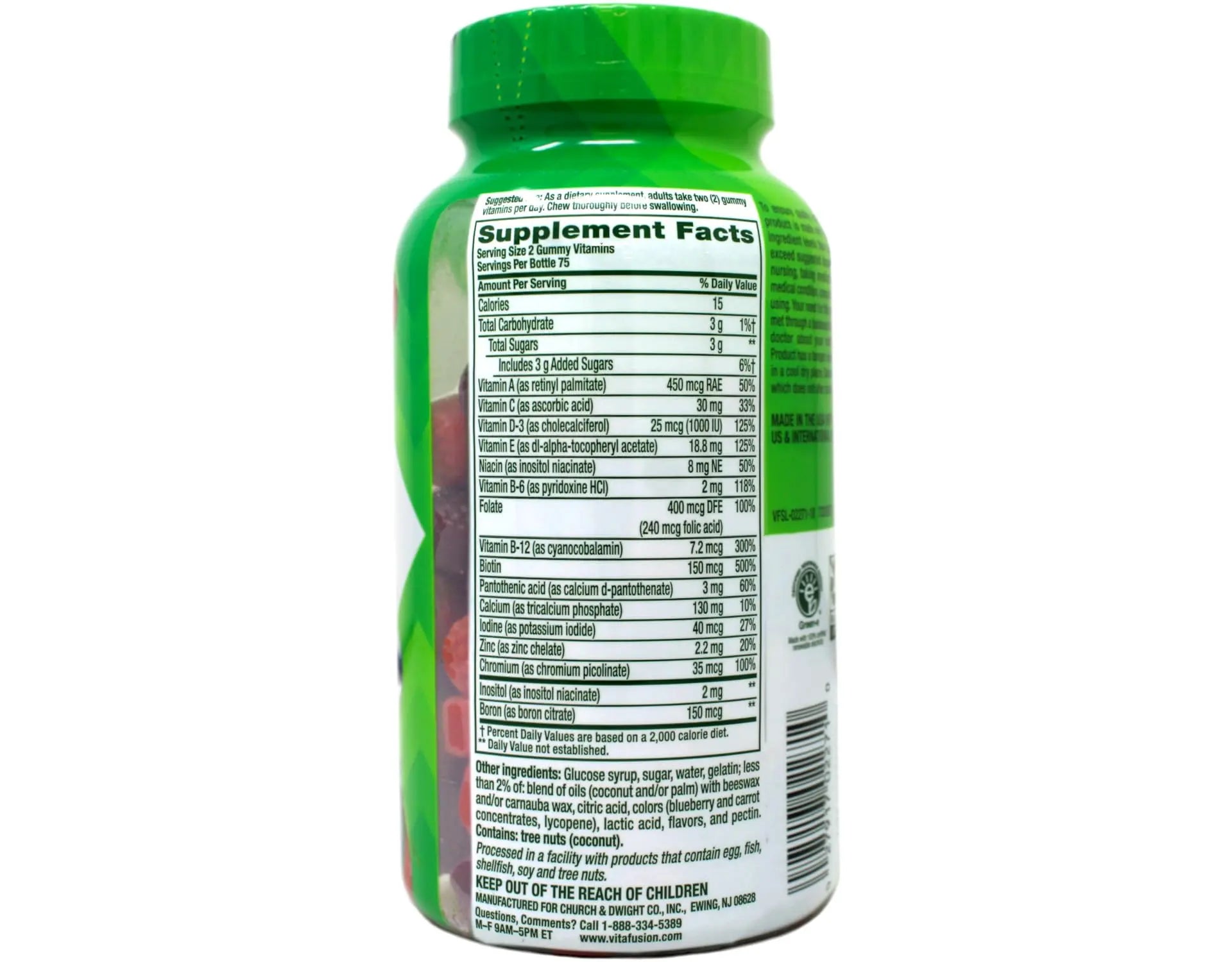 Vitafusion 150 Count with Vitamins A, C, D, E, B-6 and B-12 Womens Multivitamin Gummies, Berry Flavored Daily Vitamins for Women Vitafusion uk supplements