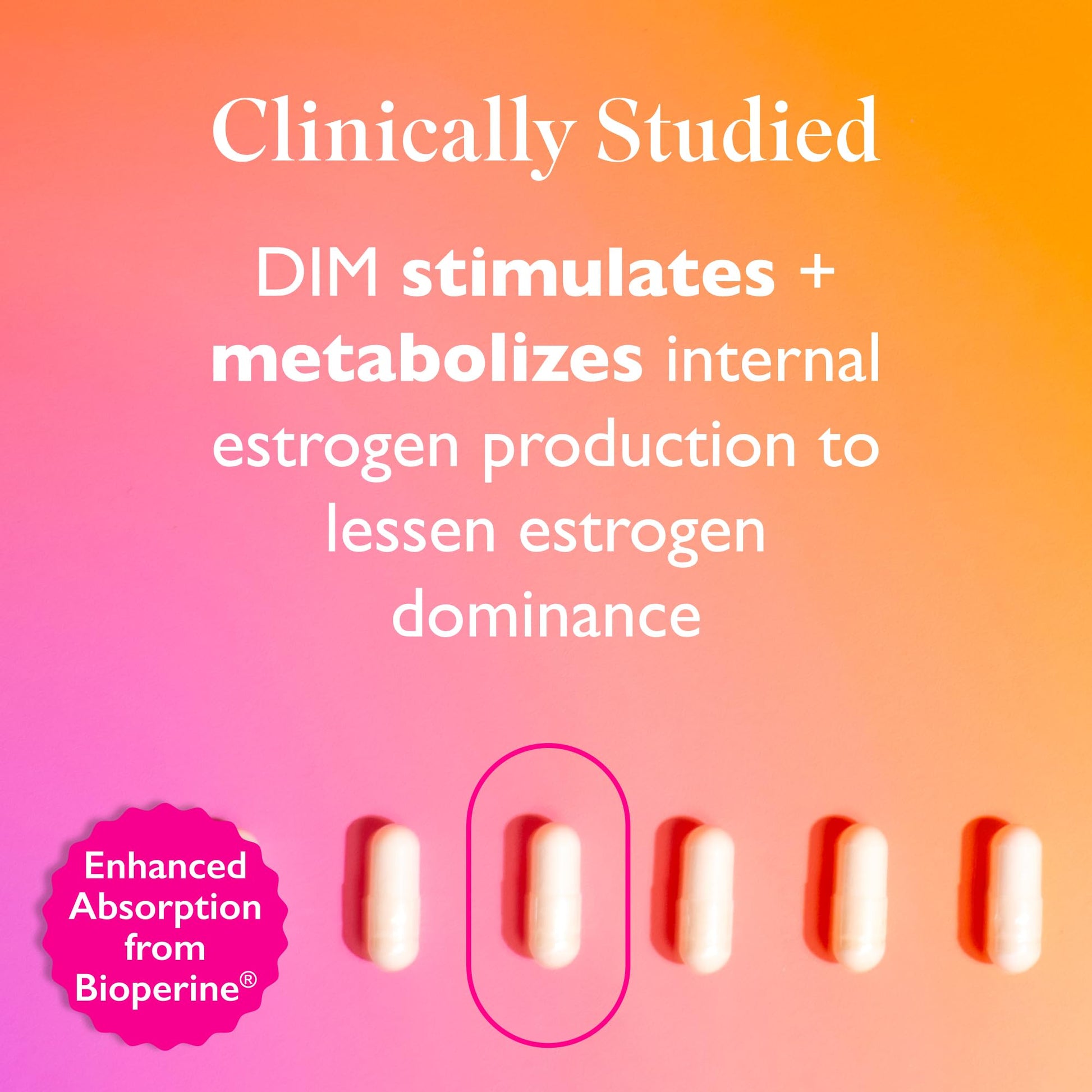 Amy Suzanne 200 DIM Supplement for Women - Estrogen Metabolism and Hormone Harmony for Menopause, Perimenopause & PMS Support - DIM Plus Bioperine for Mood Support - 60 Day Supply, Vegan Amy Suzanne uk supplements