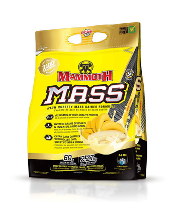 Interactive Nutrition Mammoth Mass Supplement, 5 lbs, Banana, 2.2kg Banana Mammoth uk supplements
