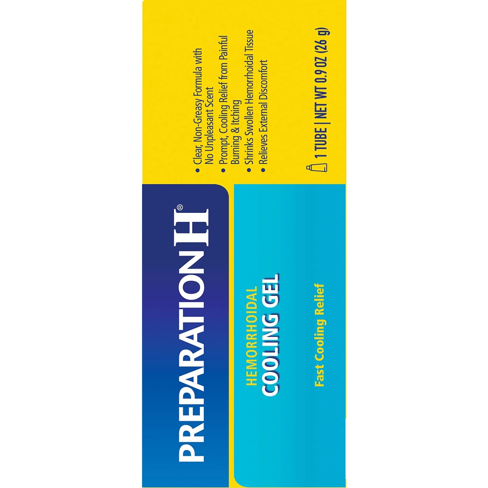 Preparation H Hemorrhoid Cooling Gel with Aloe for Fast Discomfort Relief - 0.9 Oz Tube Preparation H uk supplements