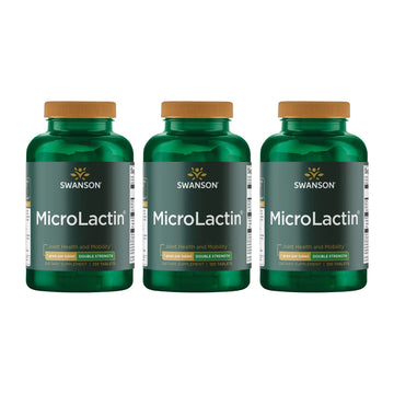 Swanson Microlactin Double Strength 1000 Milligrams 120 Tabs (3 Pack) Swanson uk supplements