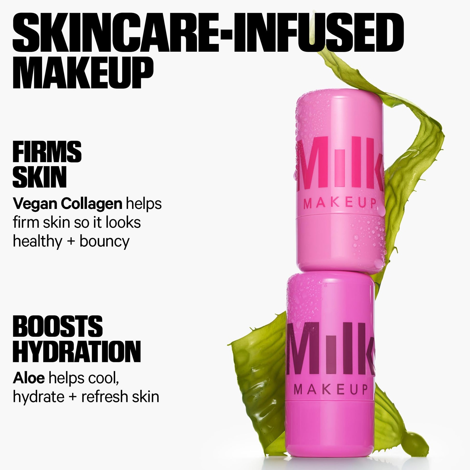 Milk Makeup Cooling Water Jelly Tint – Long-Lasting Sheer Lip + Cheek Stain with Firming Vegan Collagen + Hydrating Aloe – Transfer Proof, Buildable Lip Tint + Blush – Chill (Red), 0.17 oz Milk Makeup uk supplements