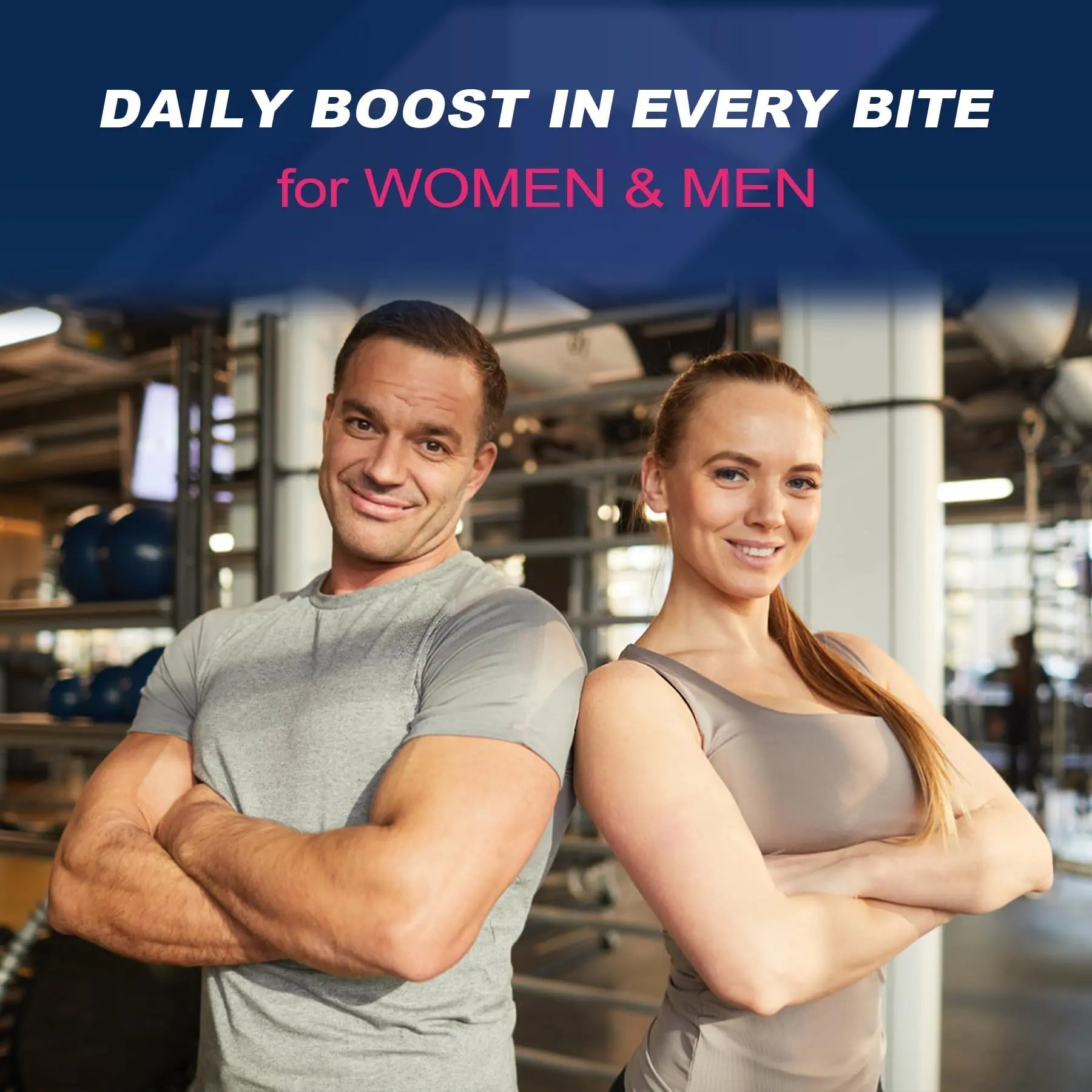 Methylated Multivitamin for Men/Women Gummies, Mens/Womens Multivitamin 50 Plus, with Glucosamine Chondroitin MSM Echinacea Sugar Free LILICARE uk supplements
