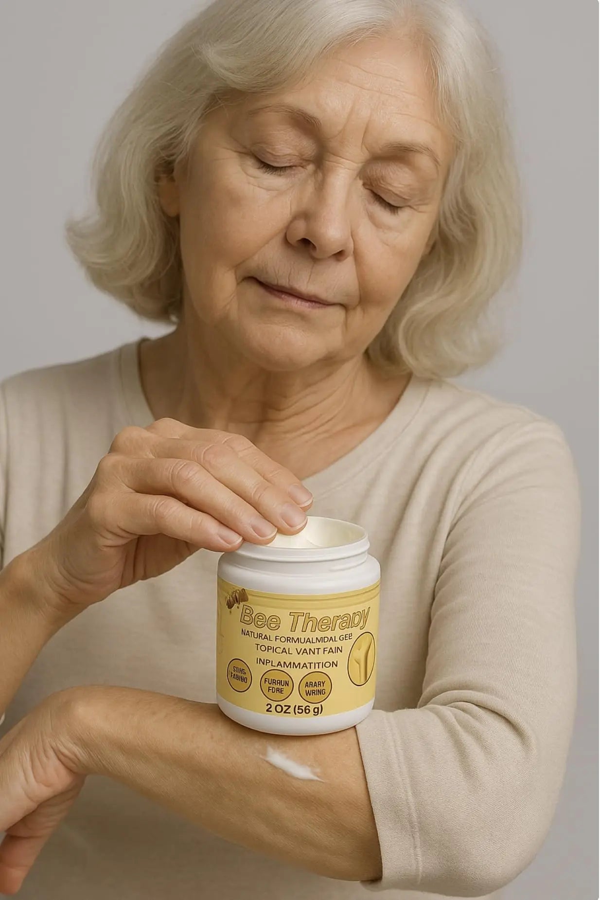 Bee Therapy Cream | Natural Formula with Bee Extract | Topical Use for Joints, Knees, Back & Muscles | 2 oz (56 g) | Paraben Free | Non-Greasy | Lightweight | Made in USA Generic uk supplements