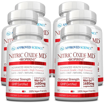 Approved Science Nitric Oxide MD - Muscle Development, Lean Body Mass, Improve Oxygen Approved Science uk supplements