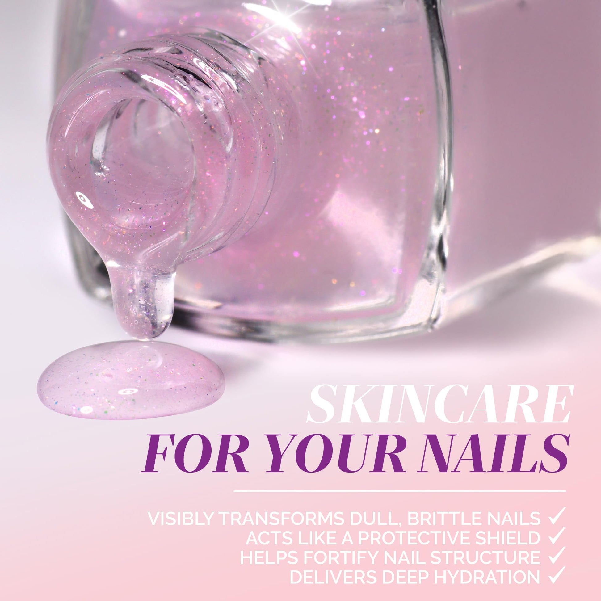 LONDONTOWN Glow Getter Nail Luminizer – One-Step Nail Treatment with Hexanal & Shimmer for Stronger, Healthier, Glossier Nails, No Base or Top Coat Needed, 0.4 Fl Oz LONDONTOWN uk supplements