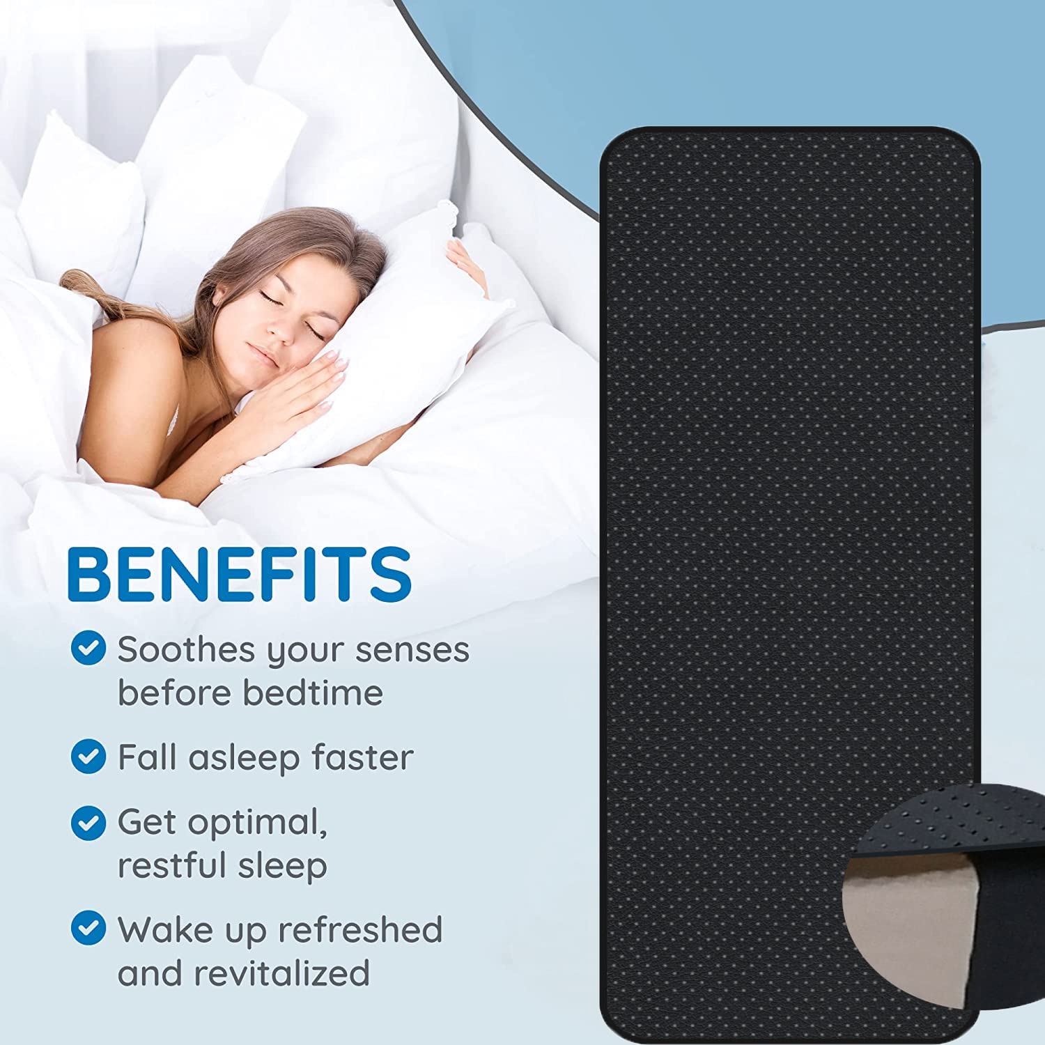 Grounding Mat, Grounding Mattress Cover Pad Grounding Mats Earth Connected Conductive Carbon Alfredx uk supplements
