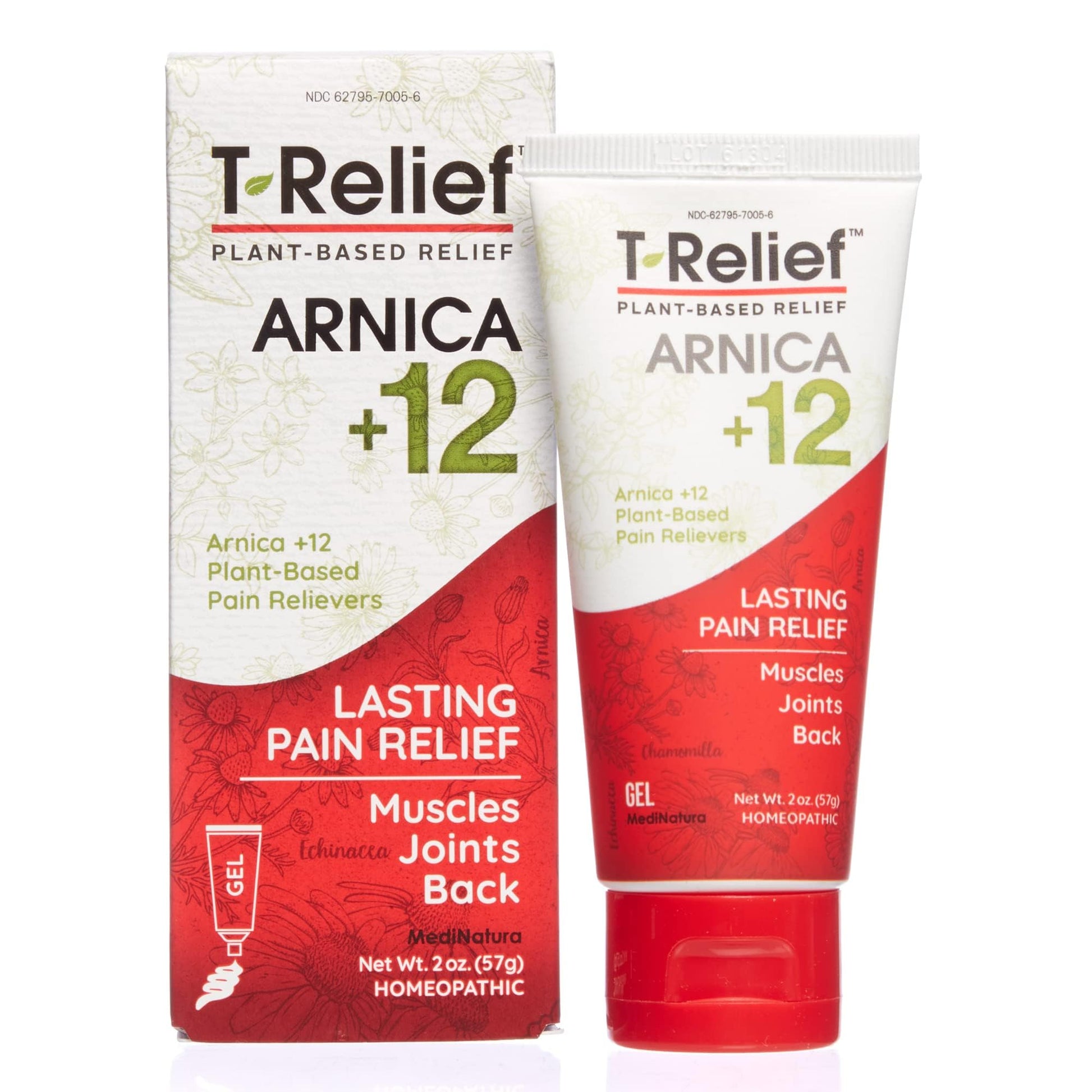 MediNatura T-Relief Extra Strength Discomfort Relief Gel-Extra-Strength Arnica Gel for Fast-Acting Relief-Supports Mobility & Body Aches-Homeopathic & Plant-Based-Paraben-Free-Non-Sticky - 2 oz MediNatura uk supplements
