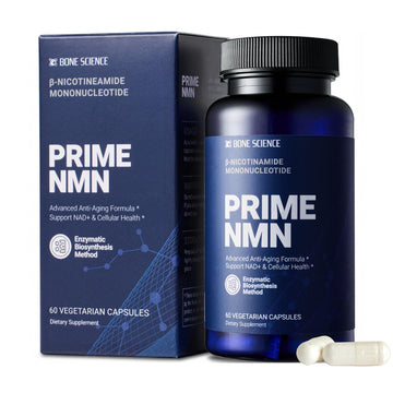 BONE SCIENCE Uthever NMN & Pterostilbene 6-in-1 Complex with Resveratrol, Glutathione & BioPerine - High Purity Stabilized NAD+ Precursor for Healthy Aging & Cellular Energy - 60 Vegetarian Capsules BONE SCIENCE uk supplements