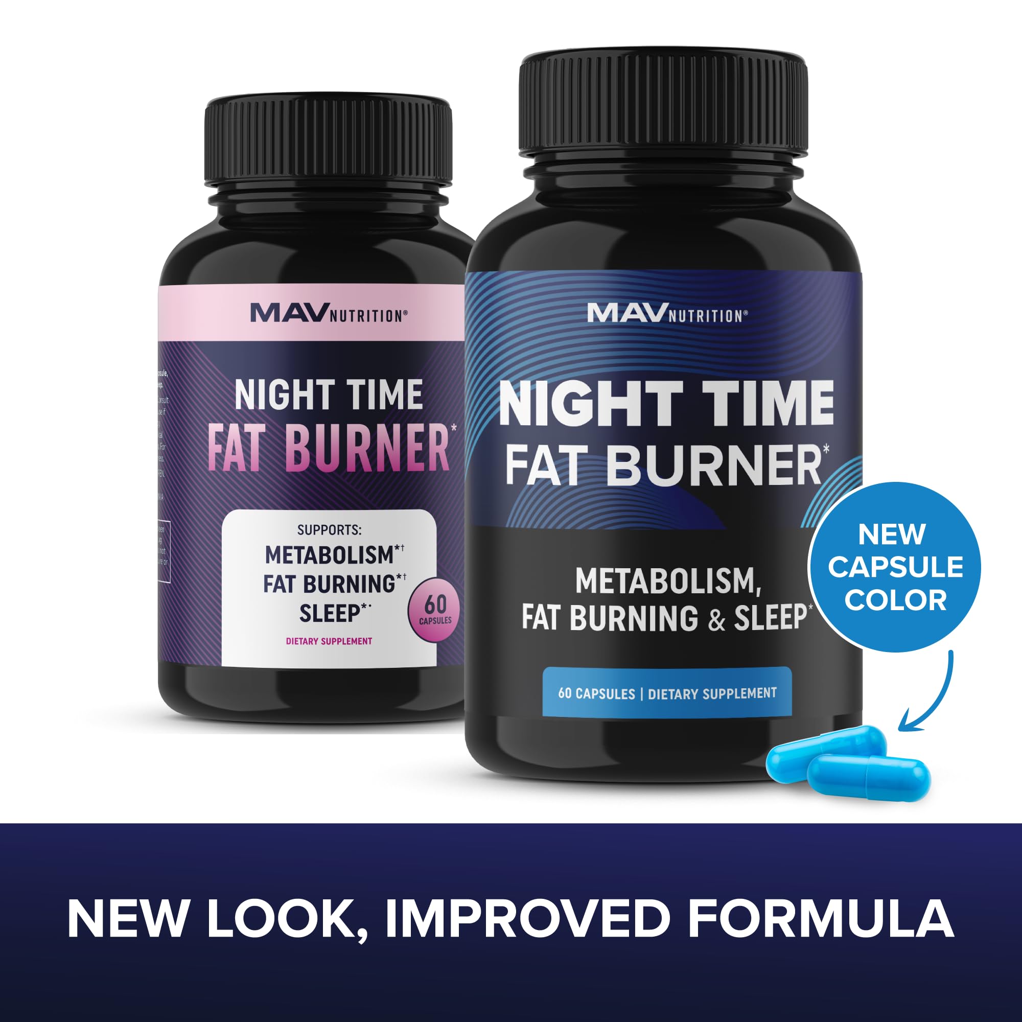 Night Time Fat Burner | Weight Loss Support for Women | Appetite Suppressant, Carb Block MAV NUTRITION uk supplements