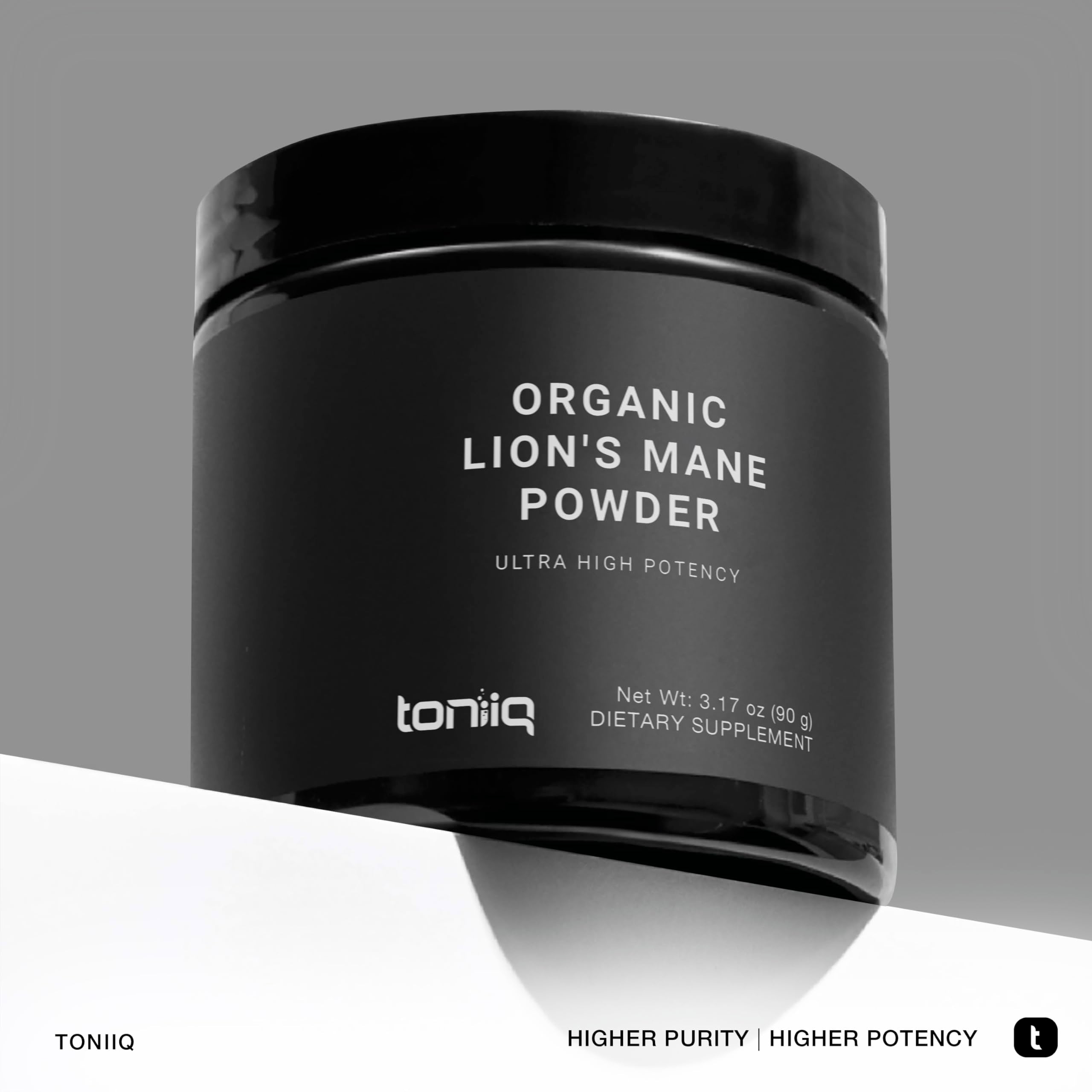 10,000mg 10x Concentrated Ultra High Strength Organic Lions Mane Powder Toniiq uk supplements