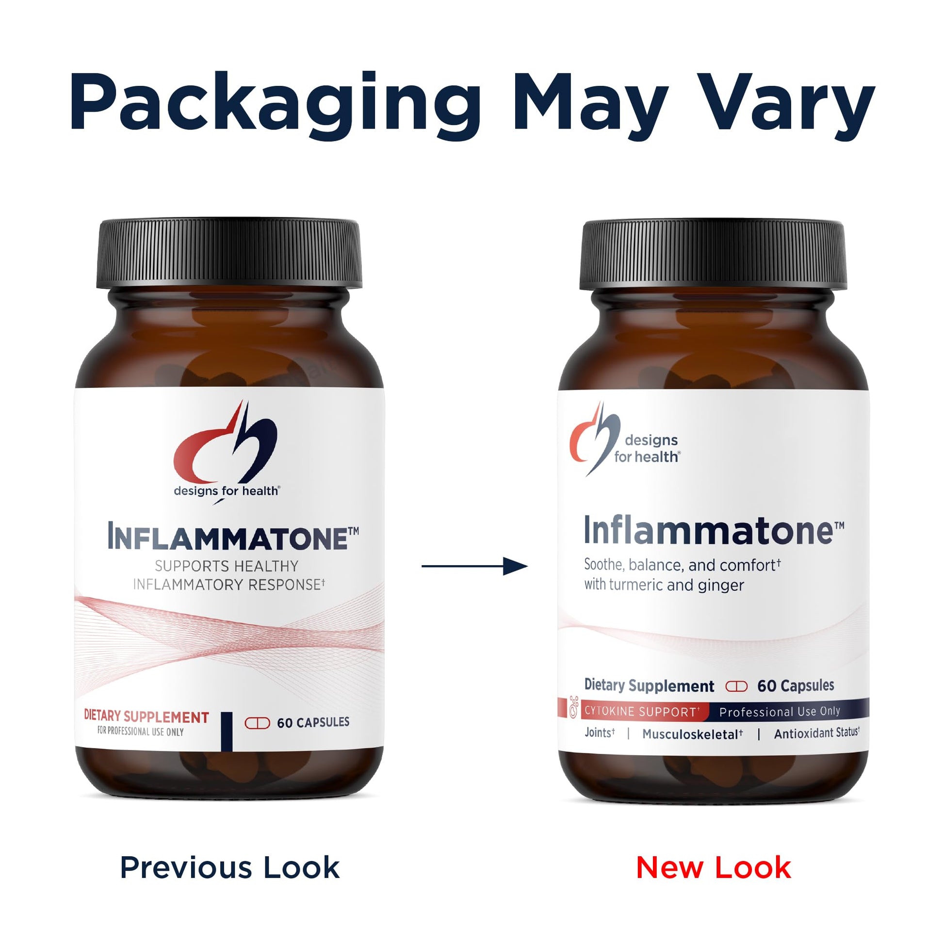 Designs for Health Inflammatone - Turmeric Supplements with Proteolytic Enzymes, Boswellia, Quercetin & Resveratrol (60 Capsules) Designs for Health uk supplements