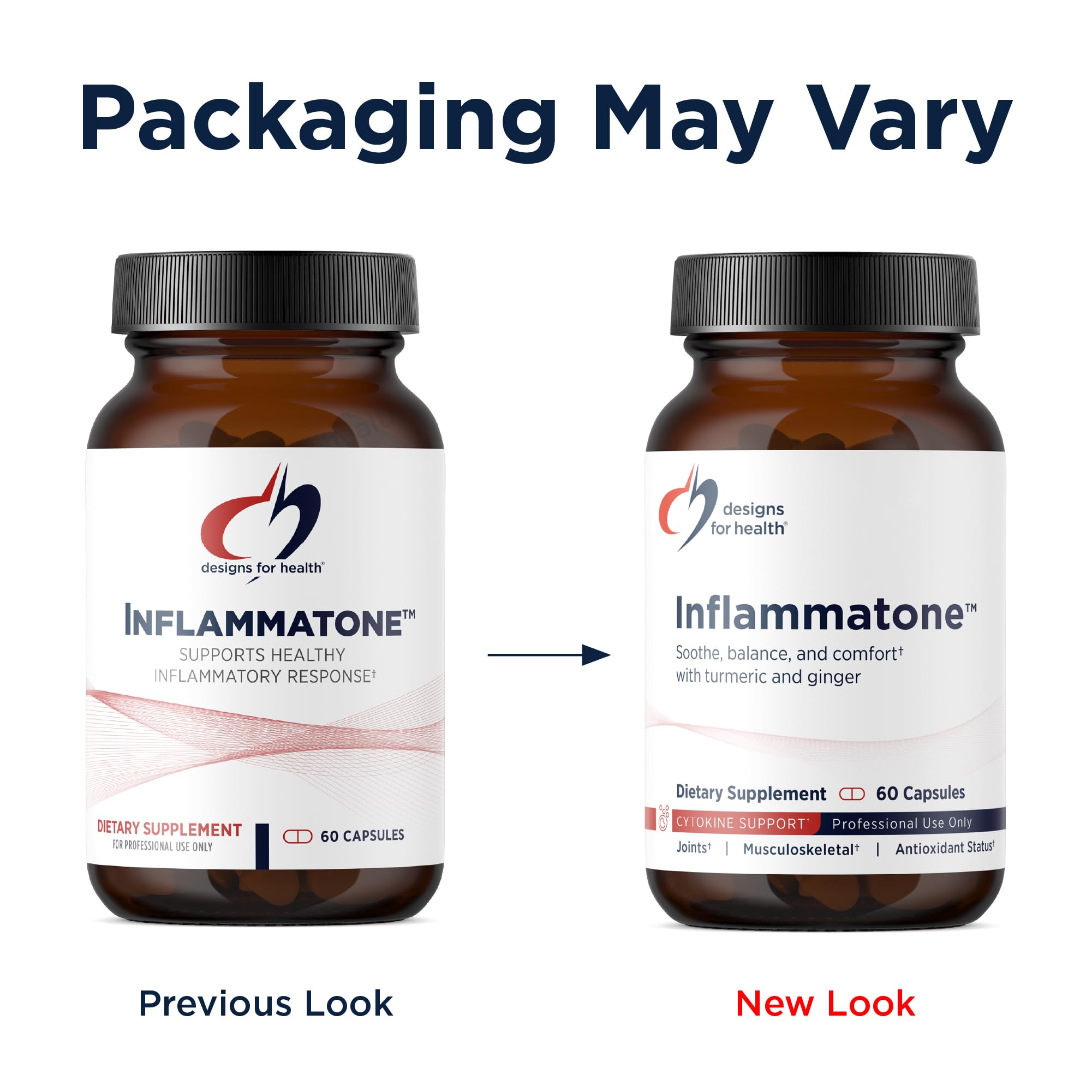 Designs for Health Inflammatone - Turmeric Supplements with Proteolytic Enzymes, Boswellia, Quercetin & Resveratrol (60 Capsules) Designs for Health uk supplements