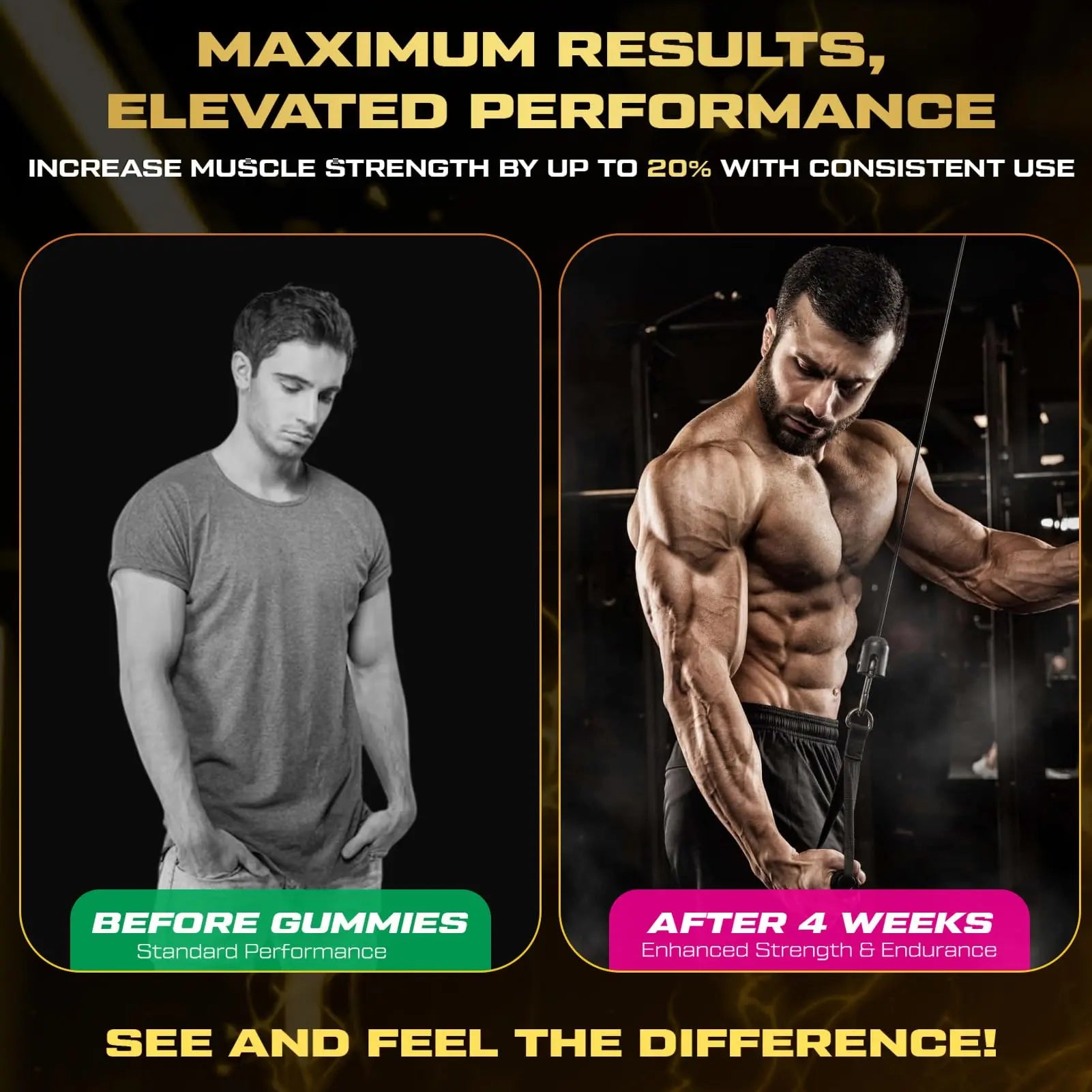 ZyterX Creatine Monohydrate Gummies for Men & Women, 9000MG Creatine Gummies Sugar Free with L-Taurine, BCAA 2:1, B12 B6 for Boost Strength, Focus & Endurance, ZyterX uk supplements