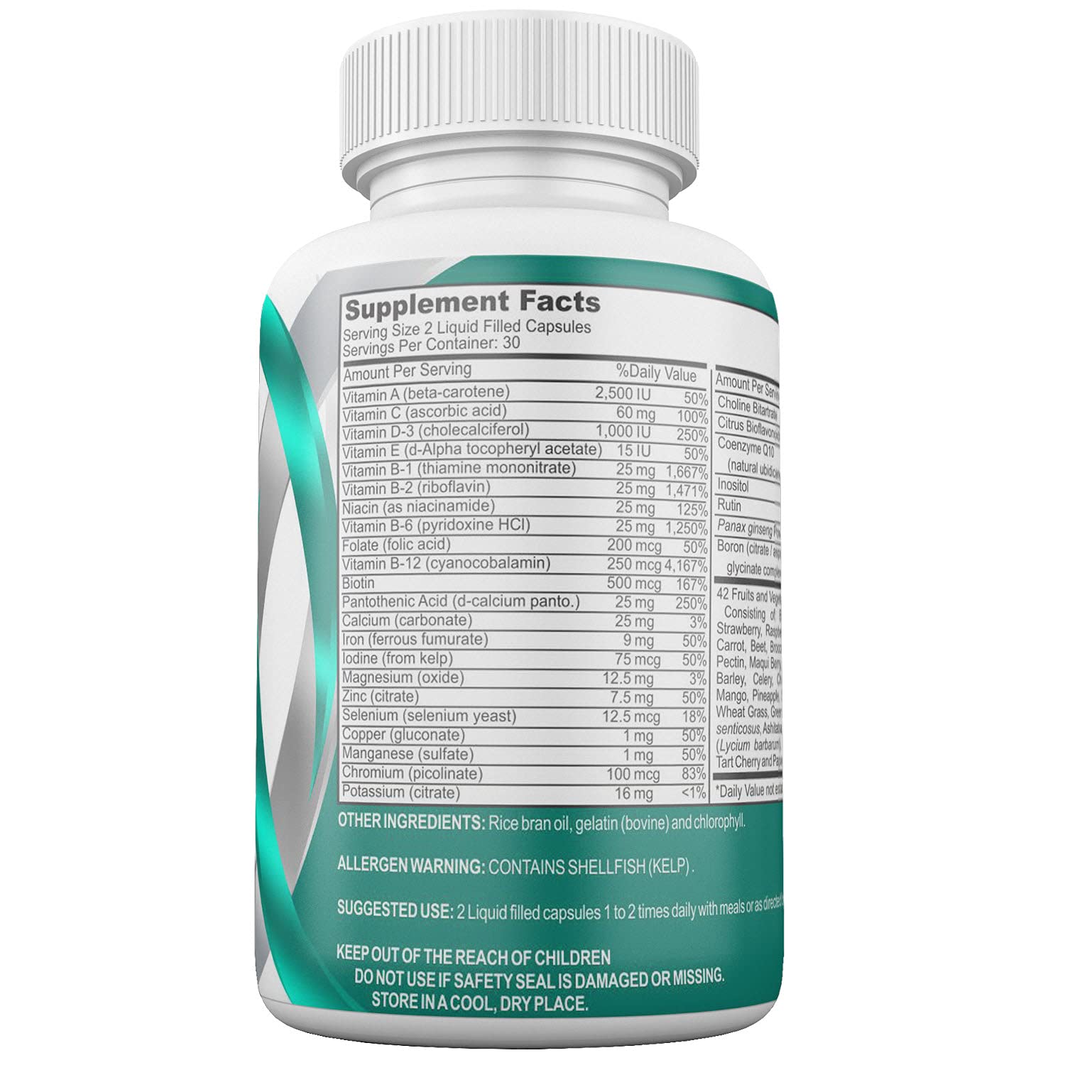 Gastric Bypass Vitamins with Iron Plus 42 Super Fruits & Vegetables for Post Bariatric Surgery Must Haves, Quick-Dissolve Gel Caps Universal Body Labs uk supplements