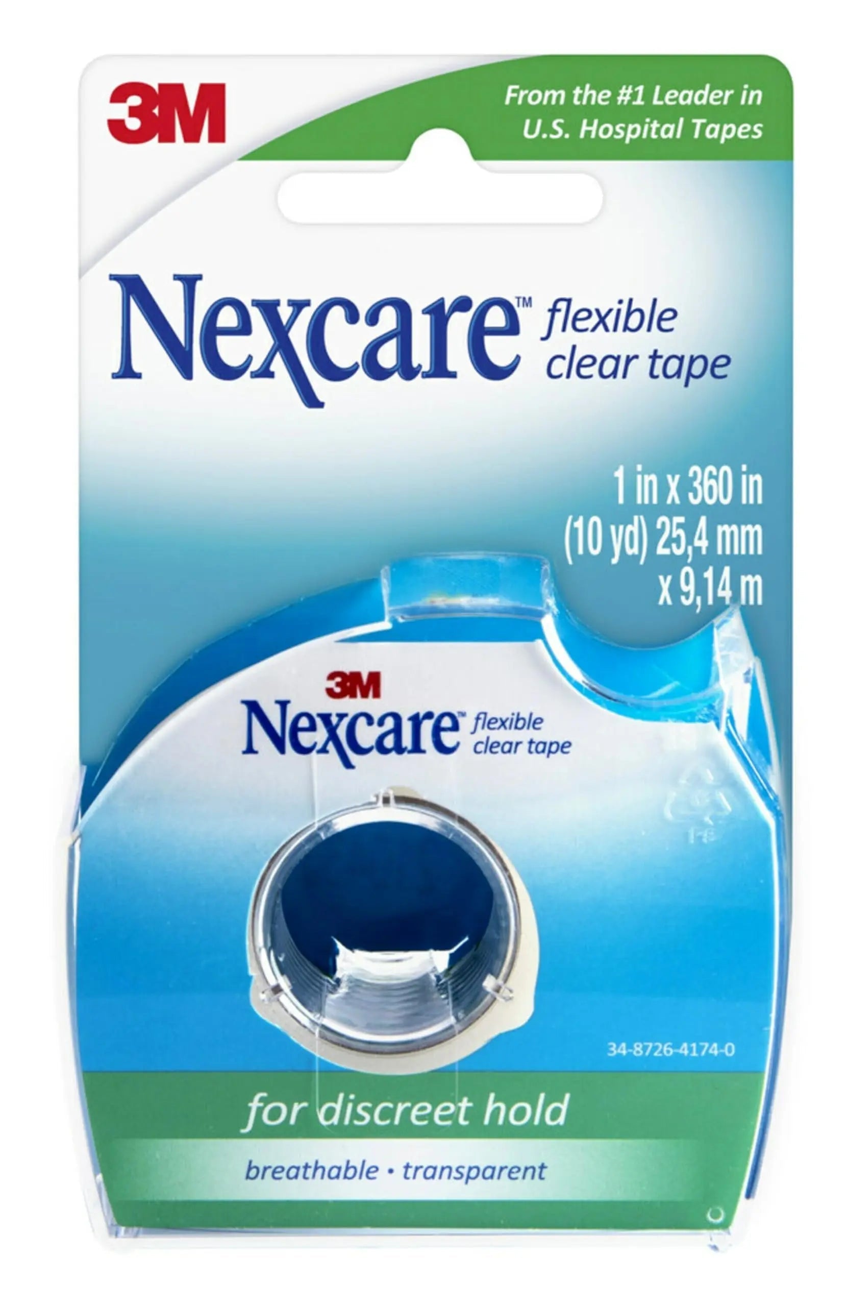 GoodSense Extra Strength 500mg Acetaminophen Caplets 50 Count & Nexcare Flexible Clear 1 Inch x 10 Yard Waterproof Transparent Tape 1 Roll GoodSense uk supplements