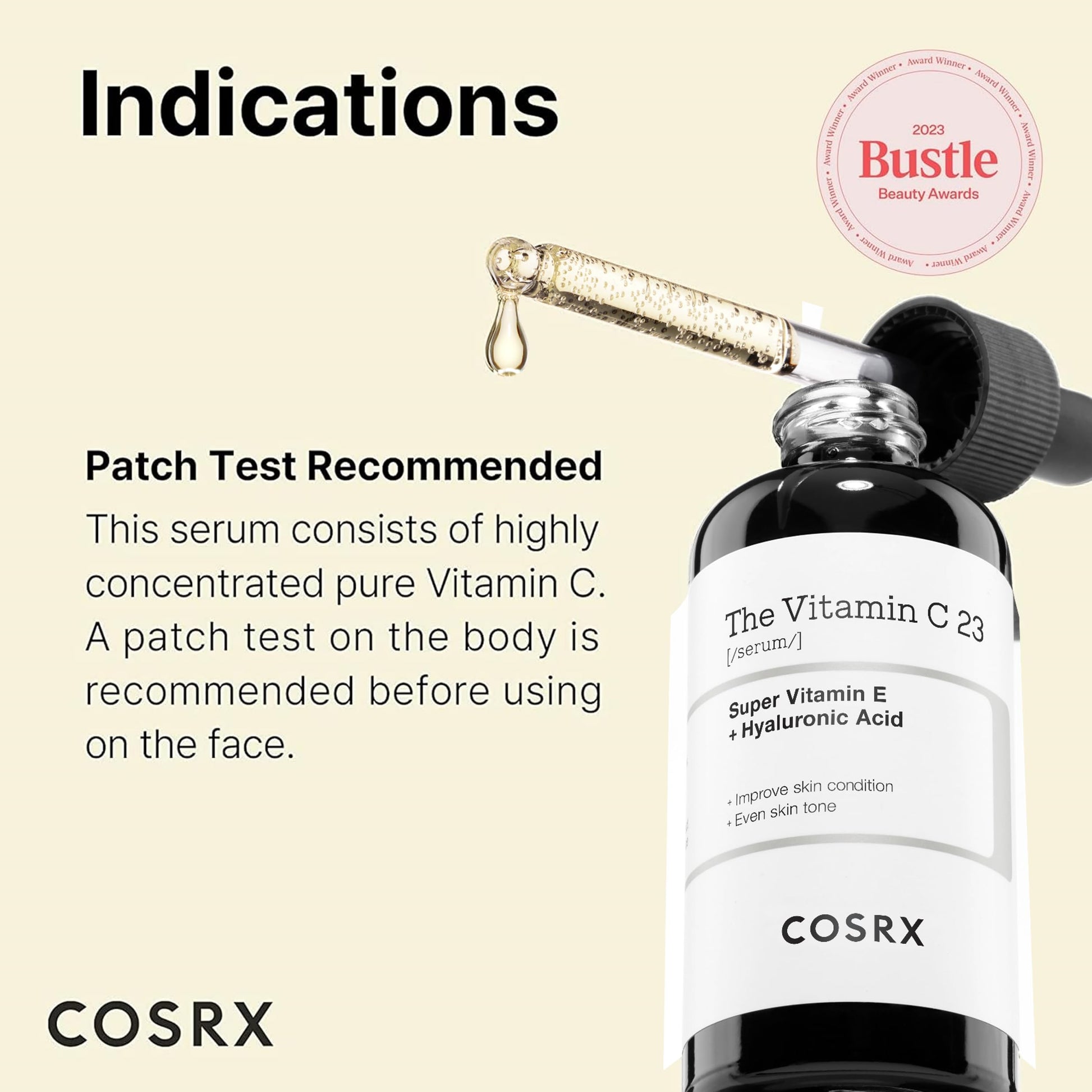 COSRX Pure Vitamin C Serum with Vitamin E & Hyaluronic Acid, Brightening COSRX uk supplements