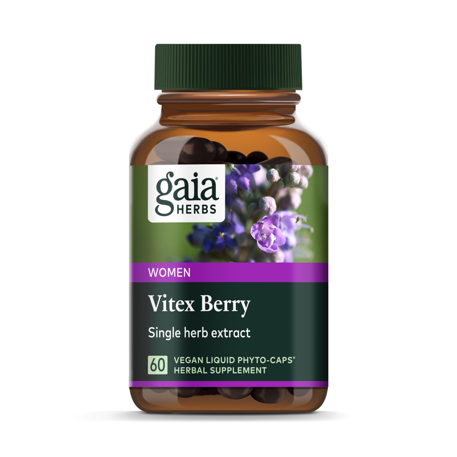 Gaia Herbs Vitex Berry (Chaste Tree) - Supports Hormone Balance & Fertility Gaia Herbs uk supplements