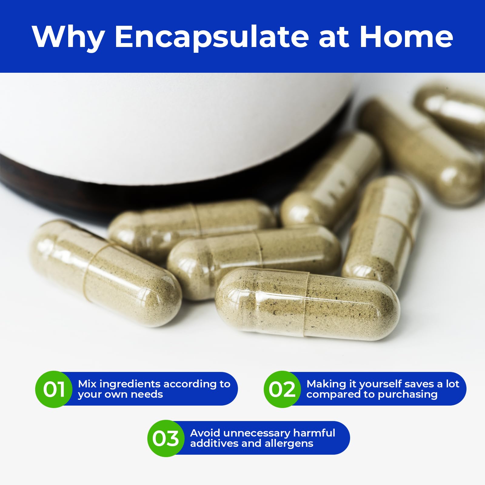 ATLEMISME Empty Vegan Capsules Size 000-1000 Count Vegetable Capsules for DIY Filling with 2 Micro Lab Spoons ATLEMISME uk supplements