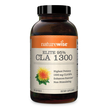 NatureWise Elite CLA 1300 Maximum Potency, 95% CLA Safflower Oil Workout Supplement NatureWise uk supplements