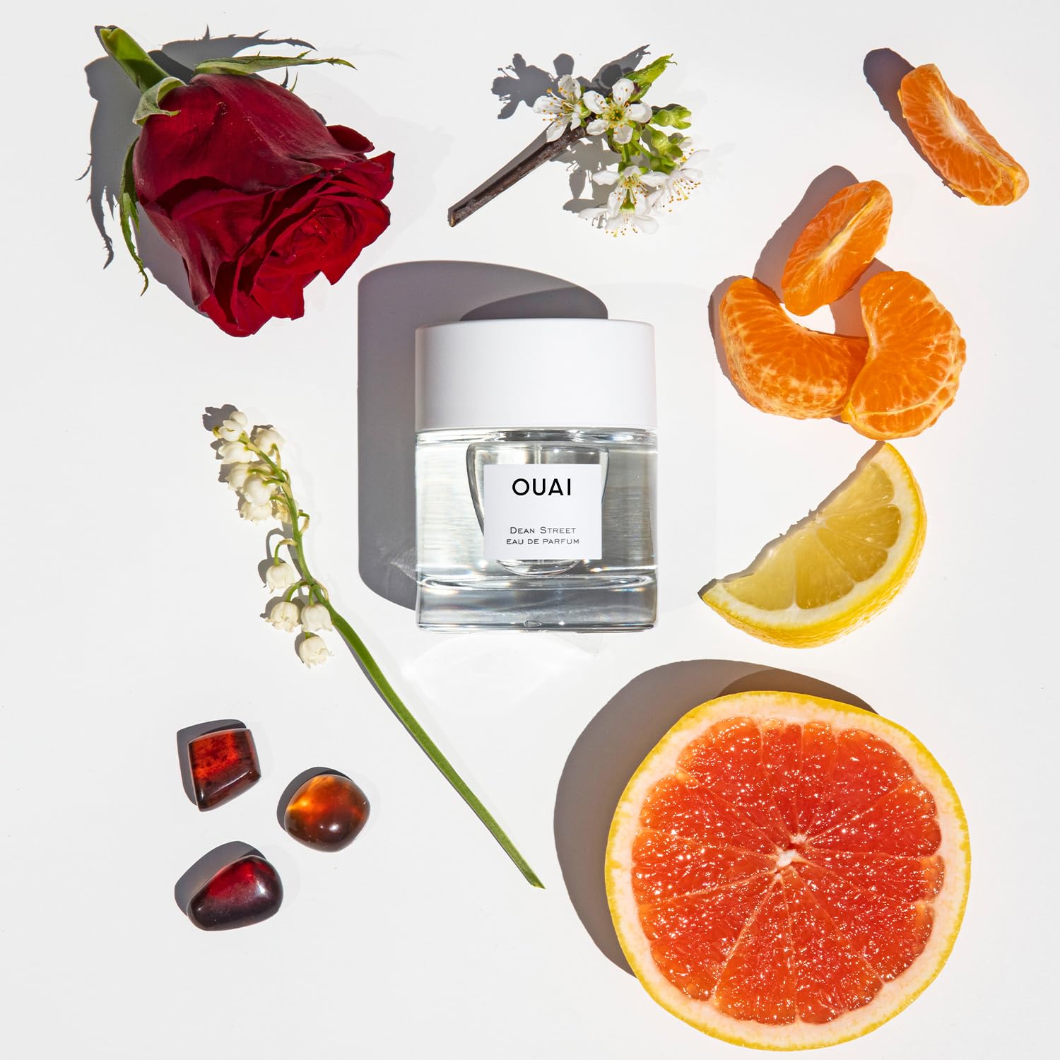 OUAI Dean Street Eau de Parfum - Elegant Womens Perfume for Everyday Wear - Fresh Floral Scent with Notes of Citrus, Apricot, Magnolia and Delicate Hints of Rose and Musk (1.7 Oz) OUAI uk supplements