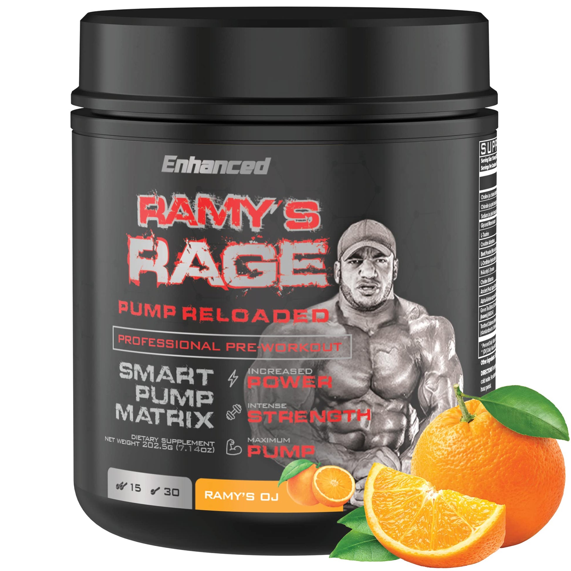 Enhanced Labs - Mr. Olympia 2020 Big Ramy’s Rage Pump - Stimulant Free Pre Workout Enhanced uk supplements
